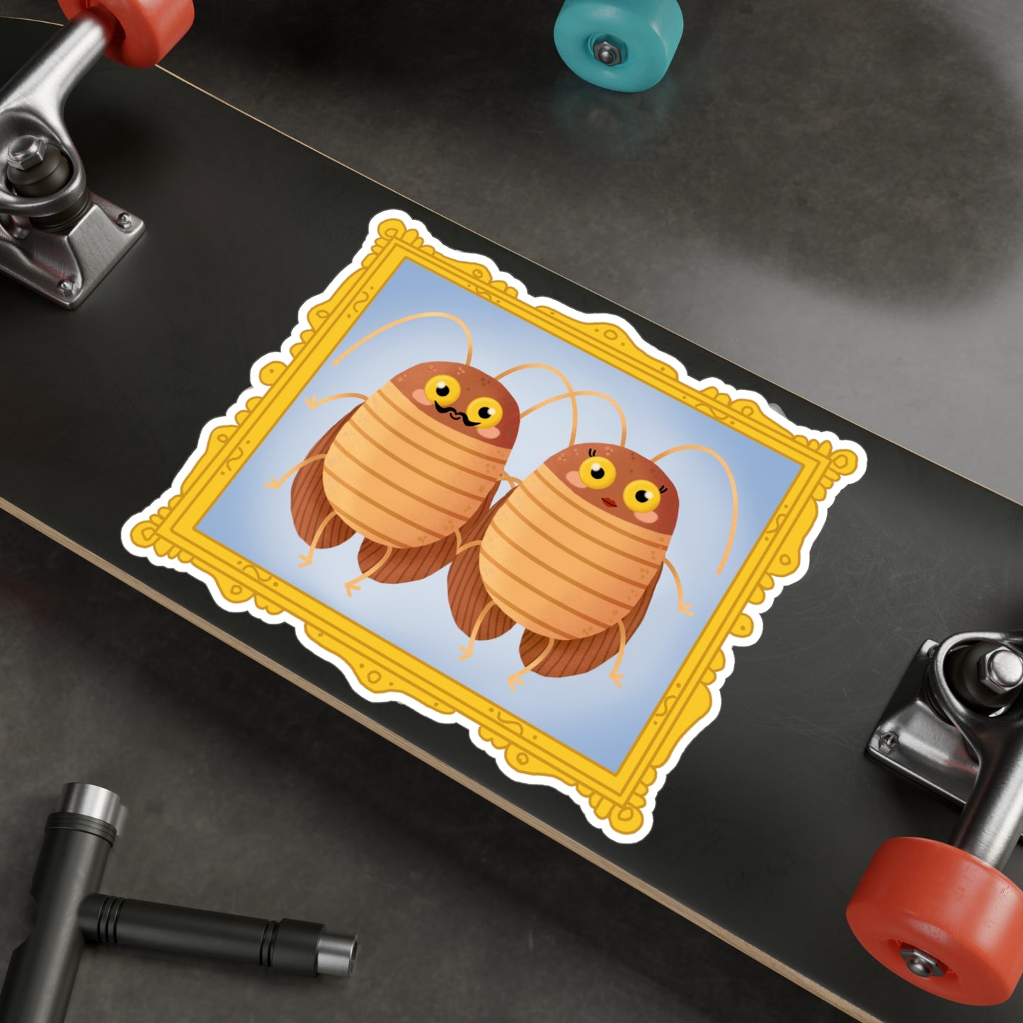 Dubia Family Mom and Dad Kiss-Cut Vinyl Decals