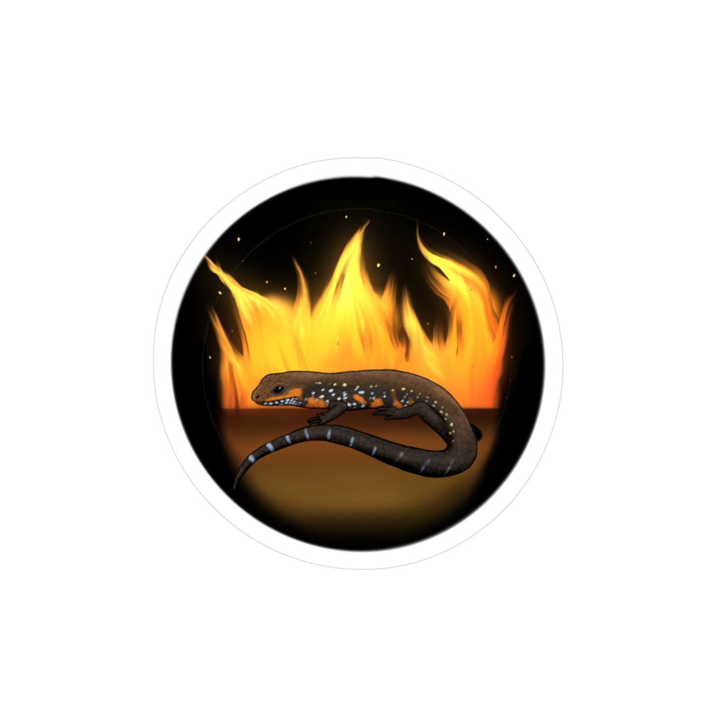 Amazon Fire Skink Kiss-Cut Vinyl Decals