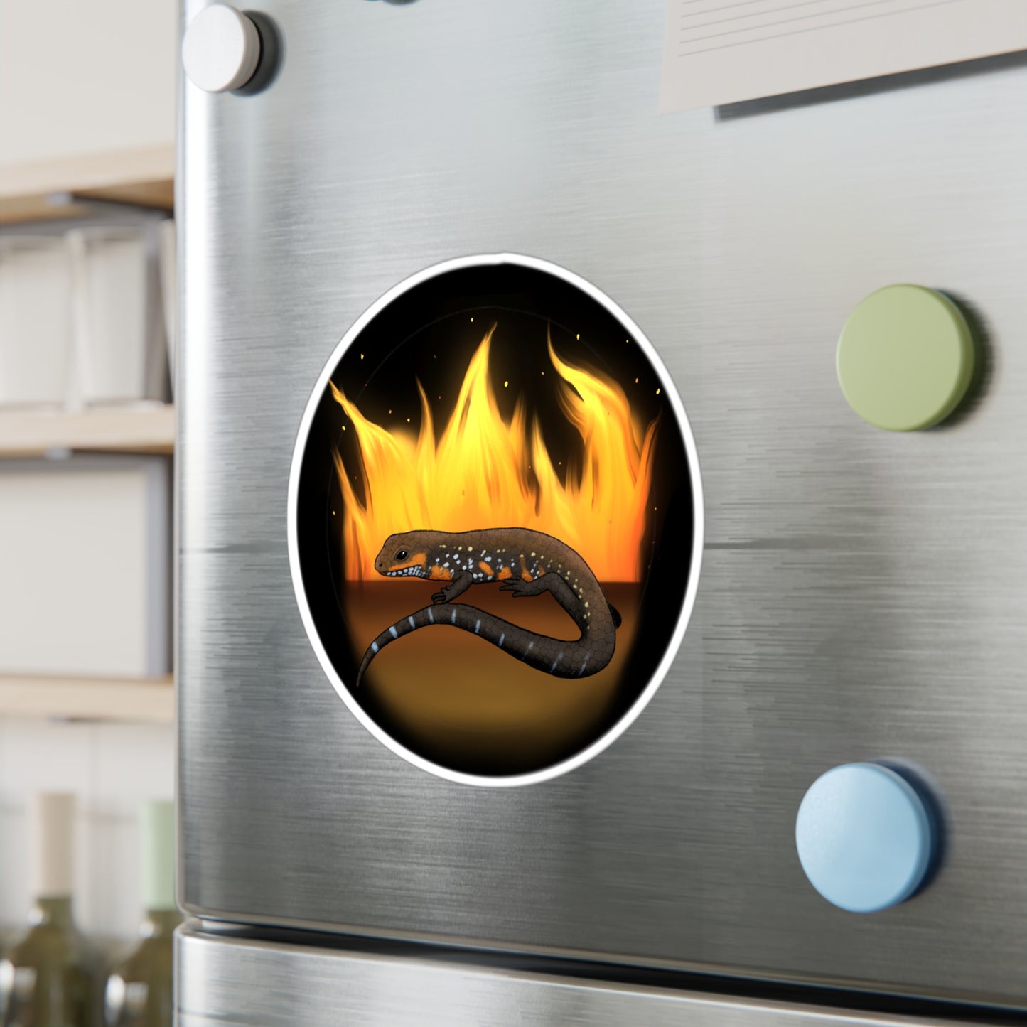 Amazon Fire Skink Kiss-Cut Vinyl Decals