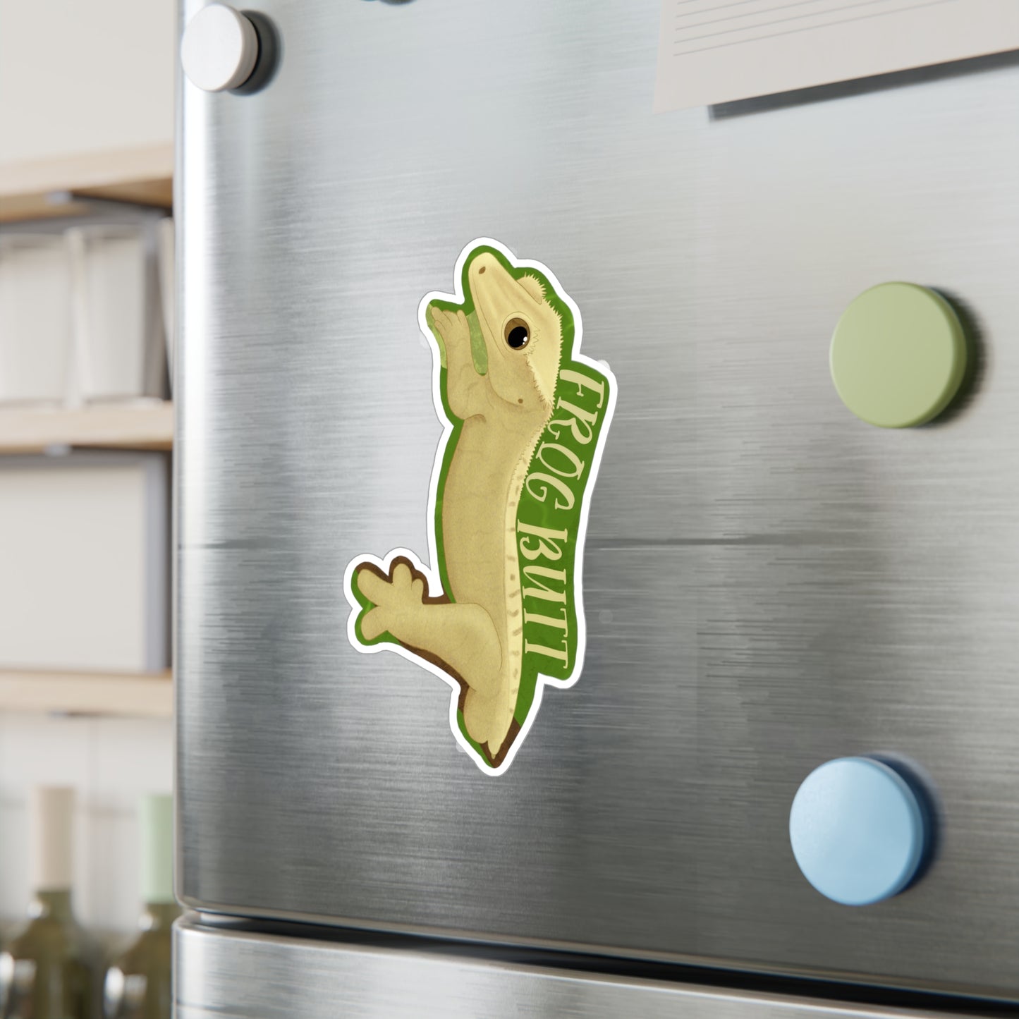 Frog Butt Kiss-Cut Vinyl Decals