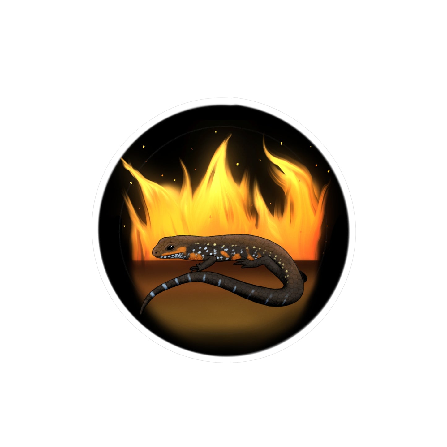 Amazon Fire Skink Kiss-Cut Vinyl Decals