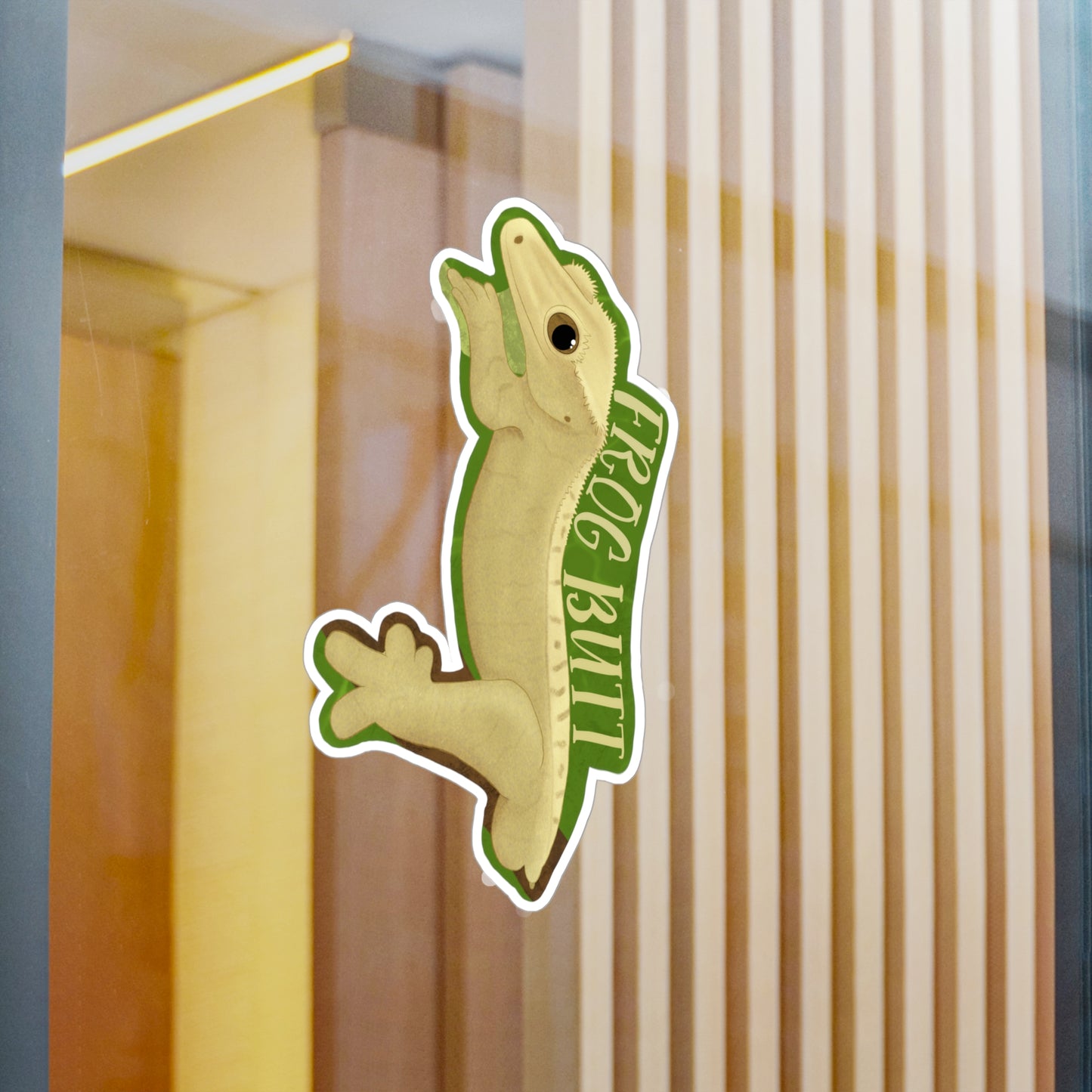 Frog Butt Kiss-Cut Vinyl Decals