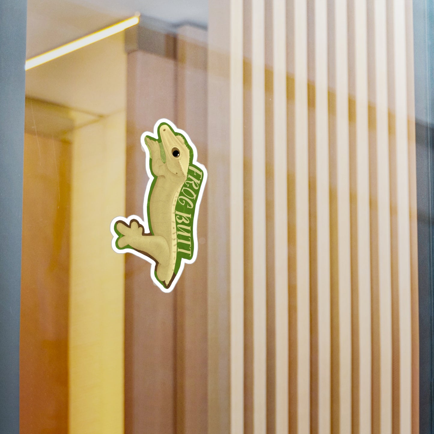 Frog Butt Kiss-Cut Vinyl Decals