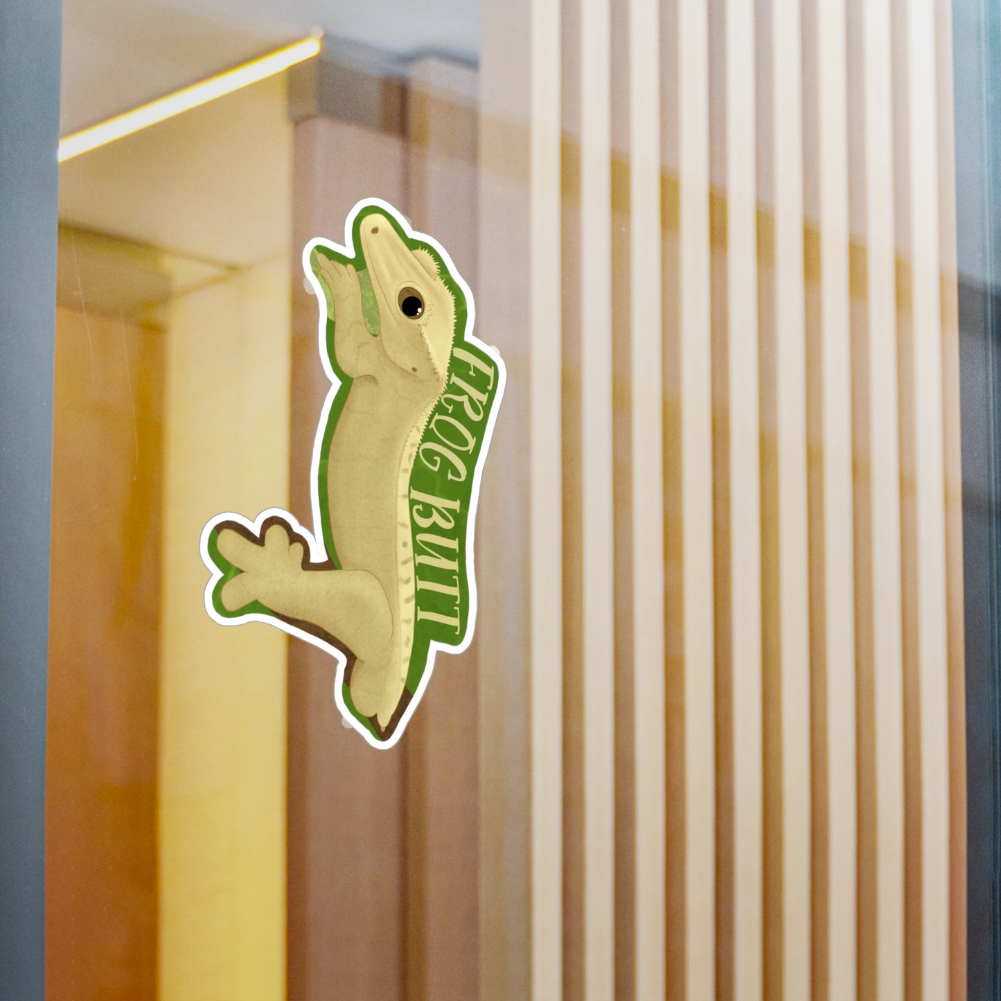 Frog Butt Kiss-Cut Vinyl Decals