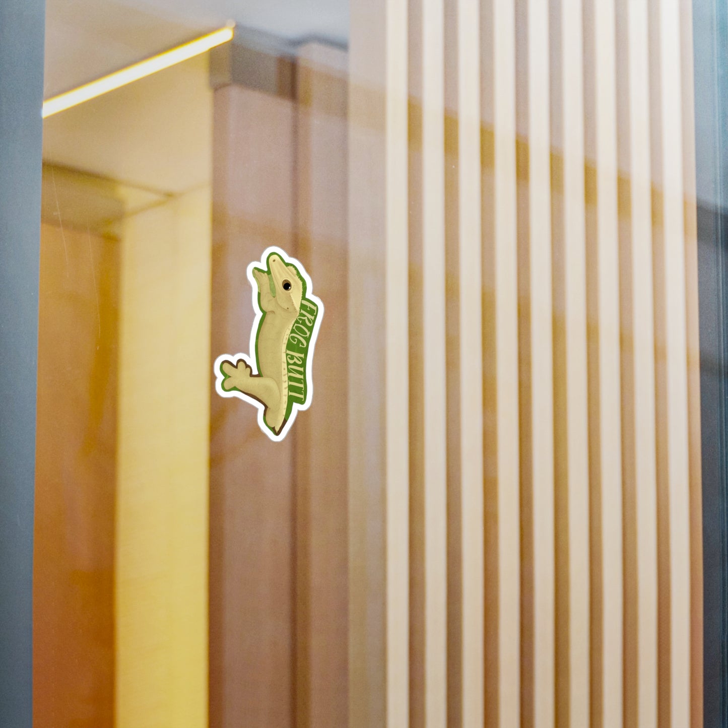 Frog Butt Kiss-Cut Vinyl Decals
