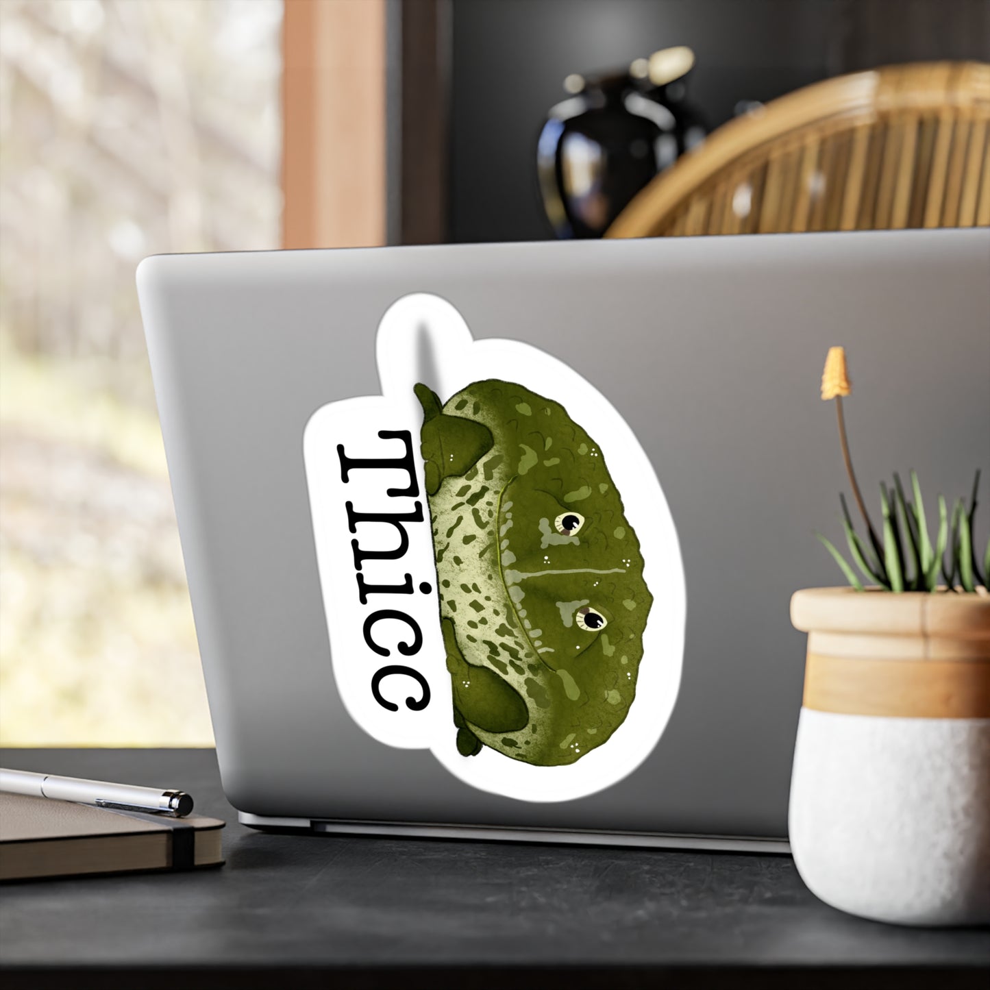 Pixie Frog Thicc Kiss-Cut Vinyl Decals