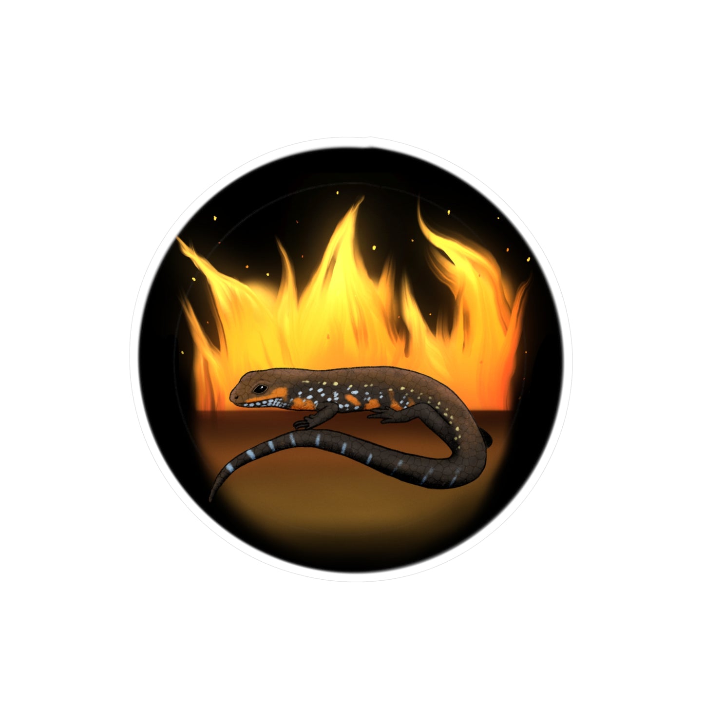 Amazon Fire Skink Kiss-Cut Vinyl Decals