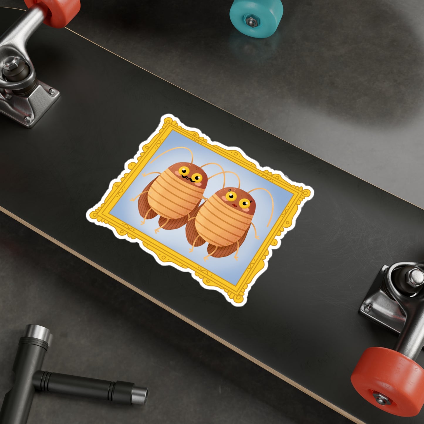 Dubia Family Mom and Dad Kiss-Cut Vinyl Decals