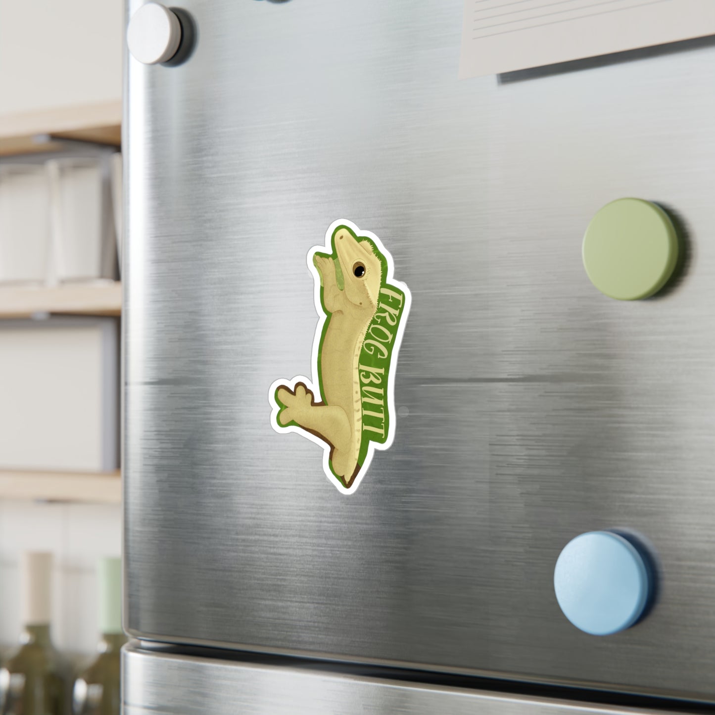 Frog Butt Kiss-Cut Vinyl Decals