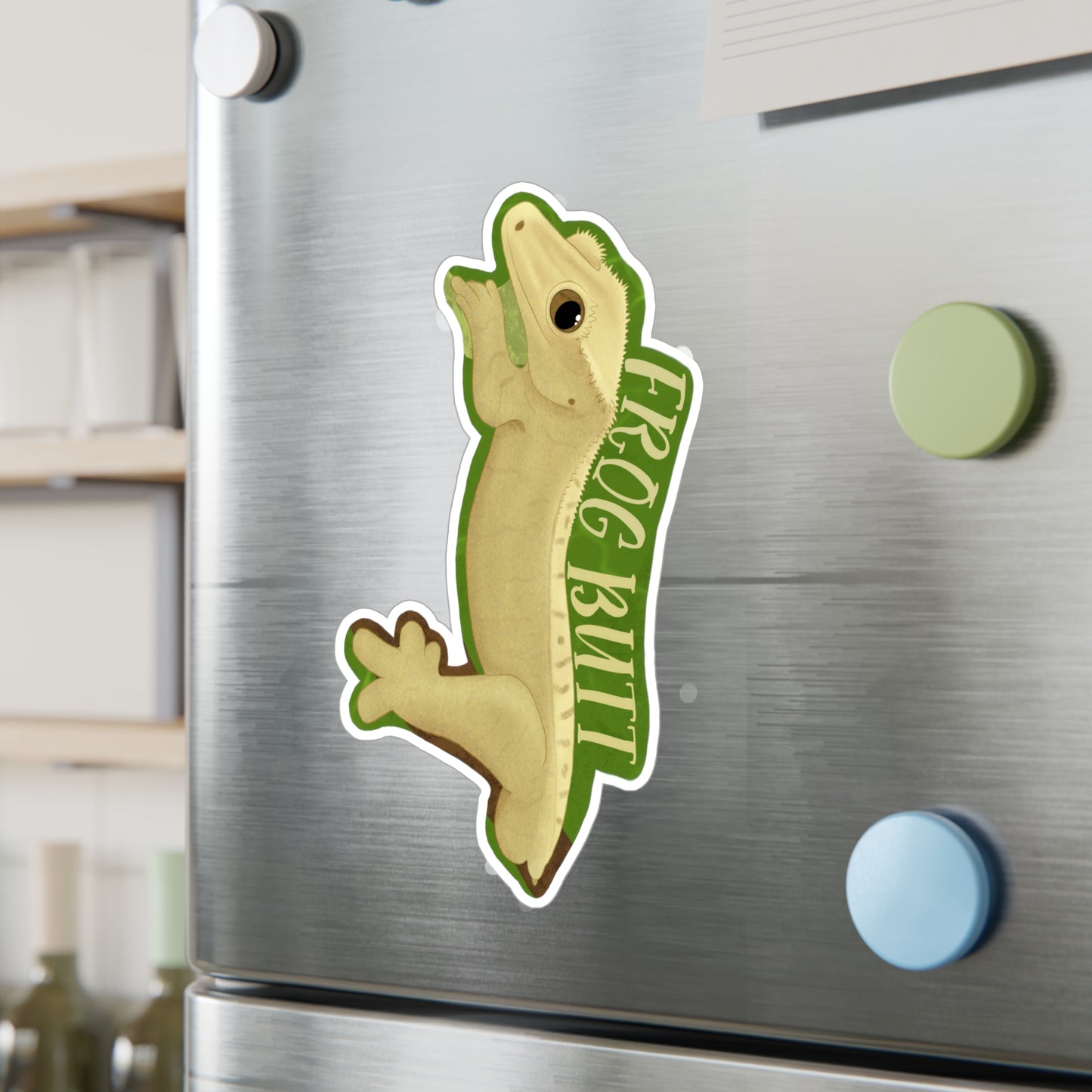 Frog Butt Kiss-Cut Vinyl Decals