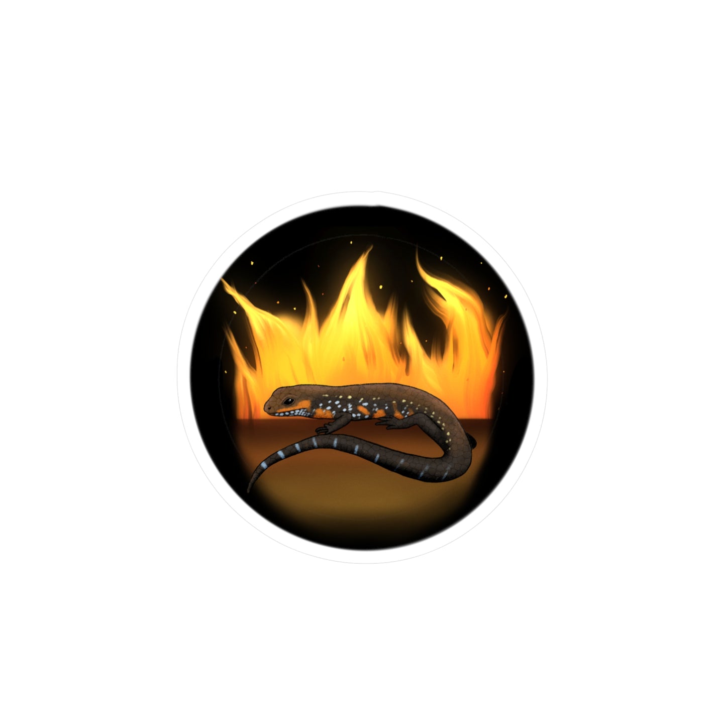 Amazon Fire Skink Kiss-Cut Vinyl Decals