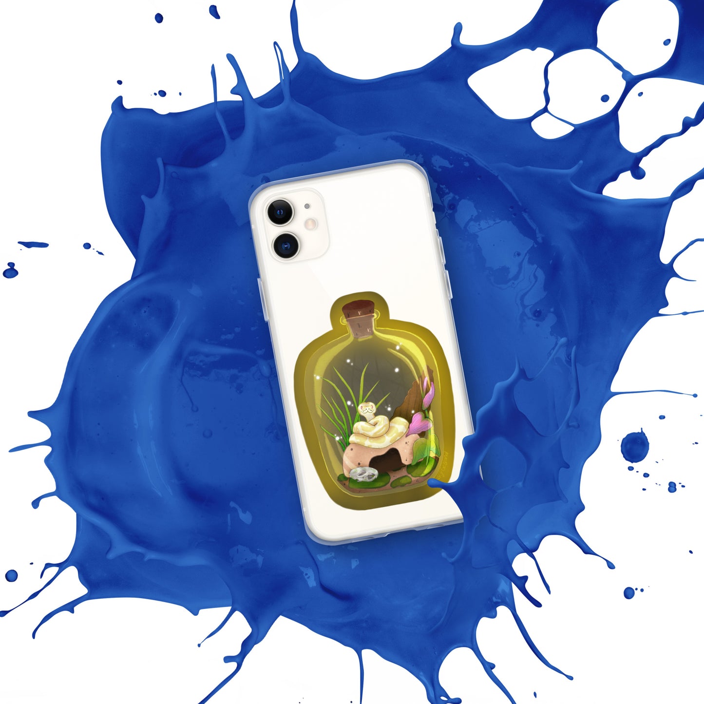 Ball Python in Jar Clear Case for iPhone®