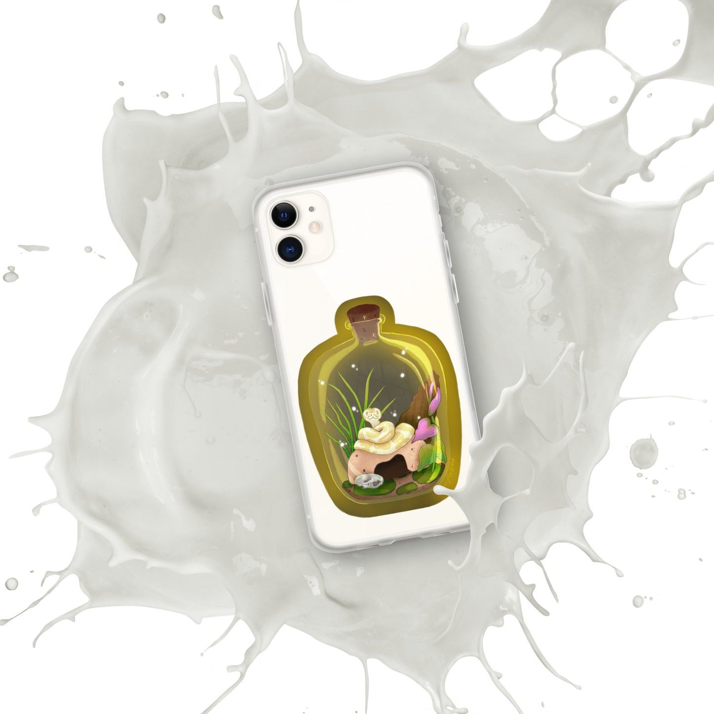 Ball Python in Jar Clear Case for iPhone®