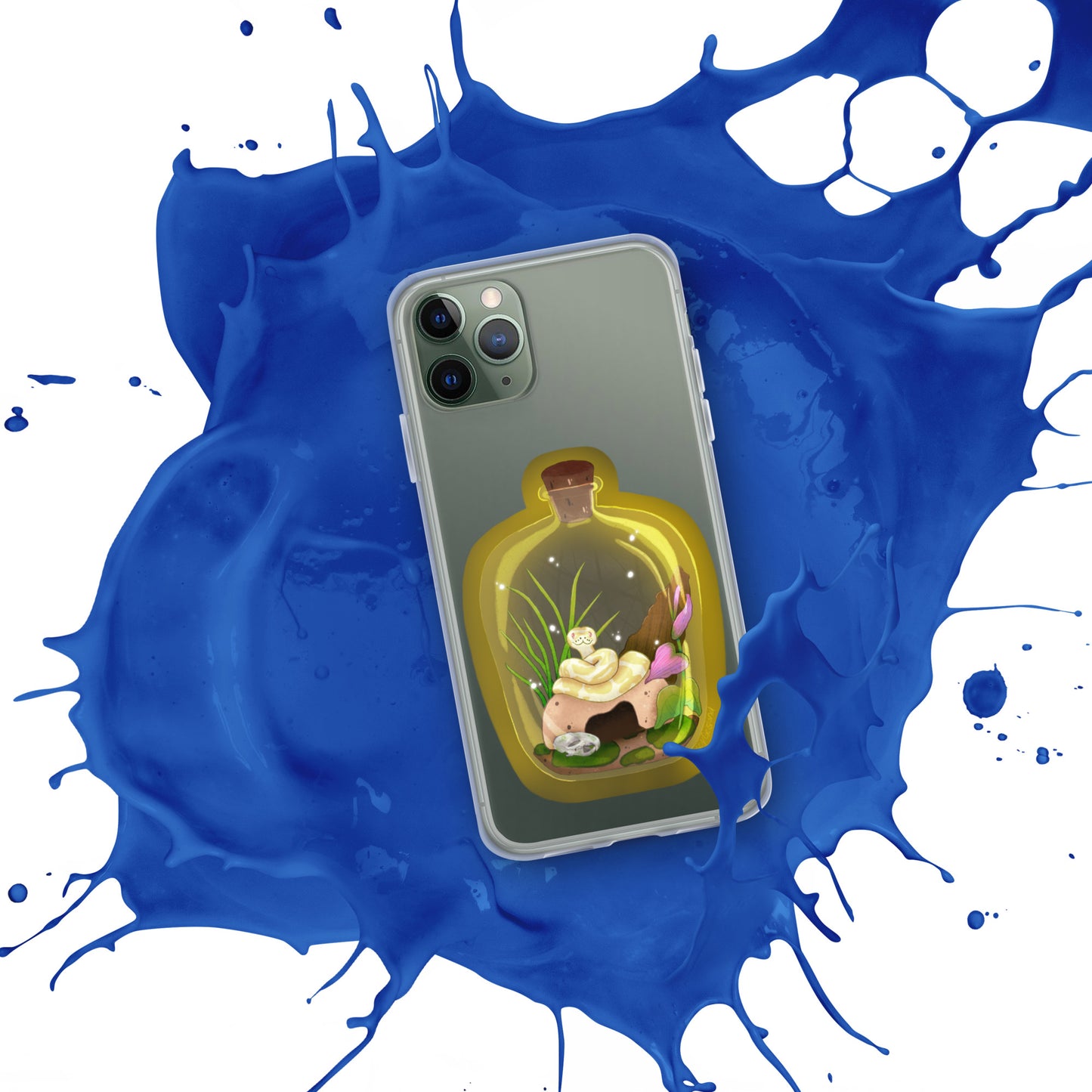 Ball Python in Jar Clear Case for iPhone®