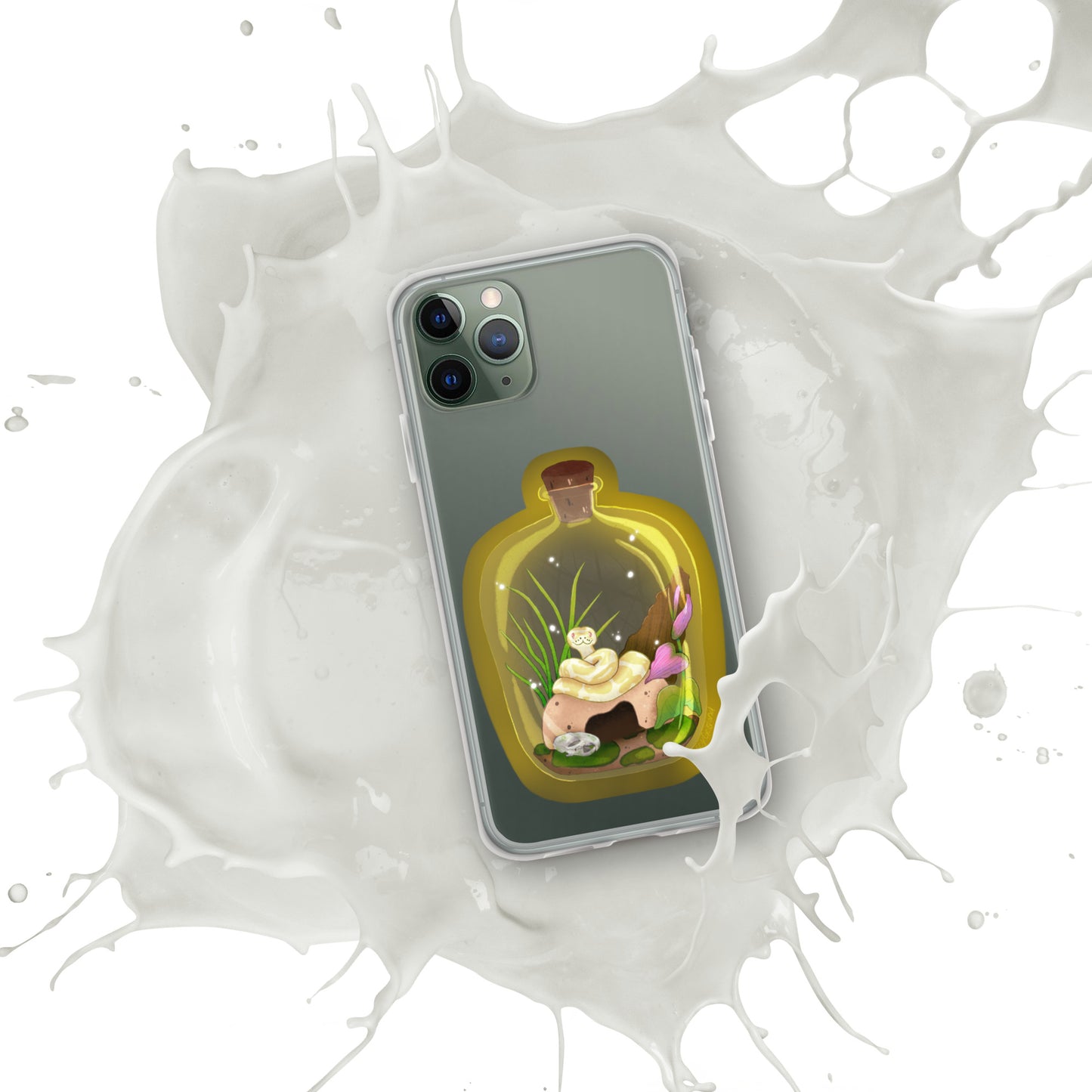 Ball Python in Jar Clear Case for iPhone®