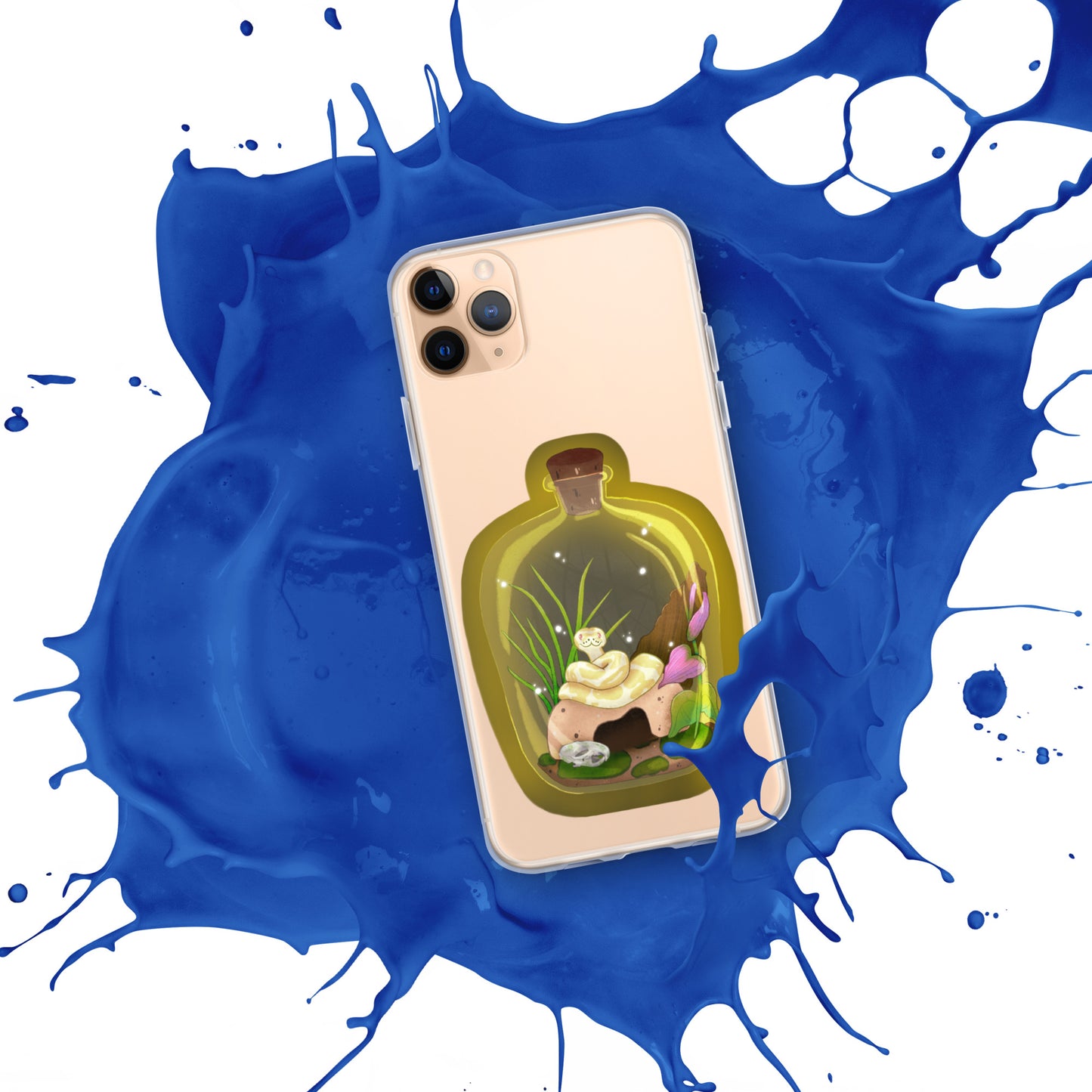 Ball Python in Jar Clear Case for iPhone®