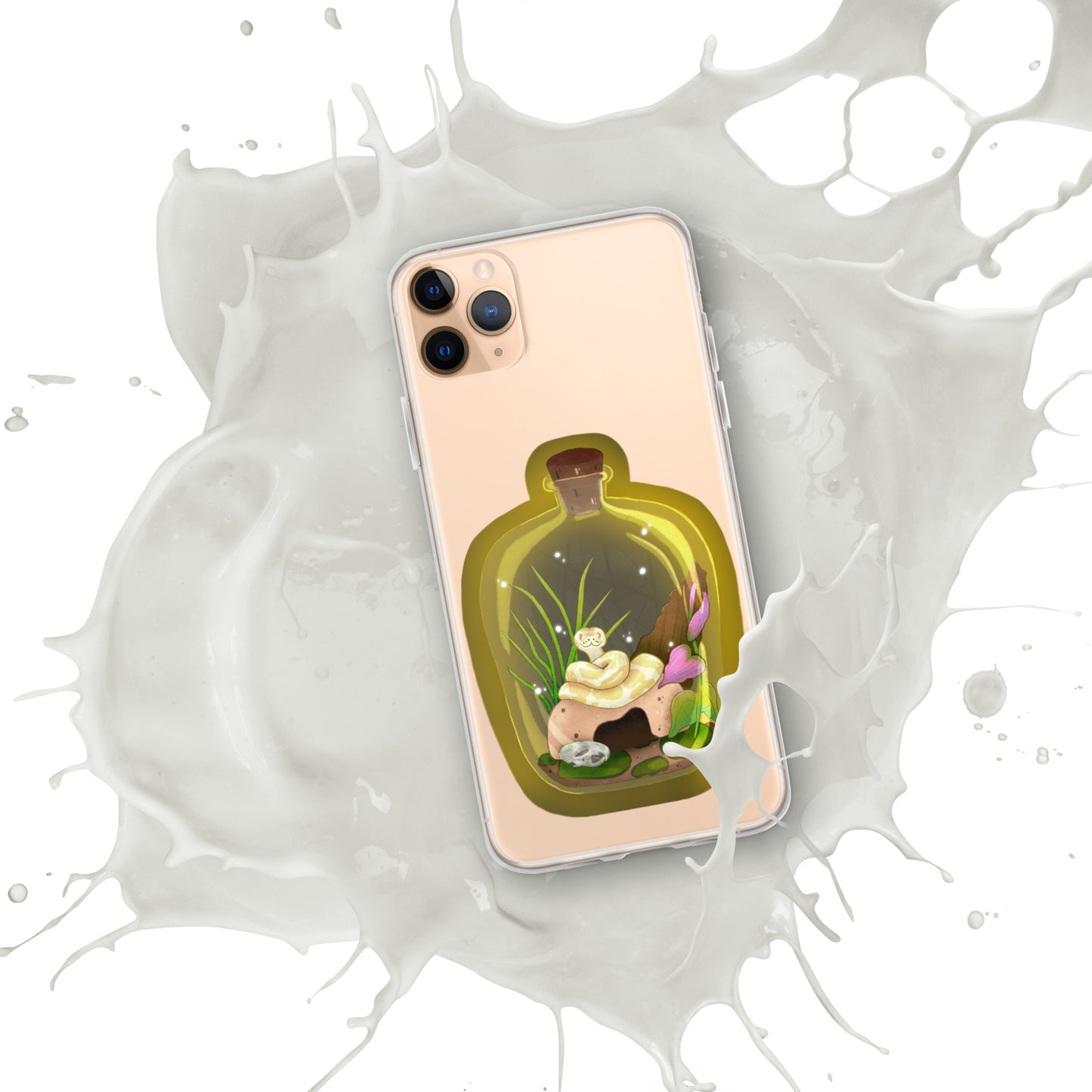 Ball Python in Jar Clear Case for iPhone®