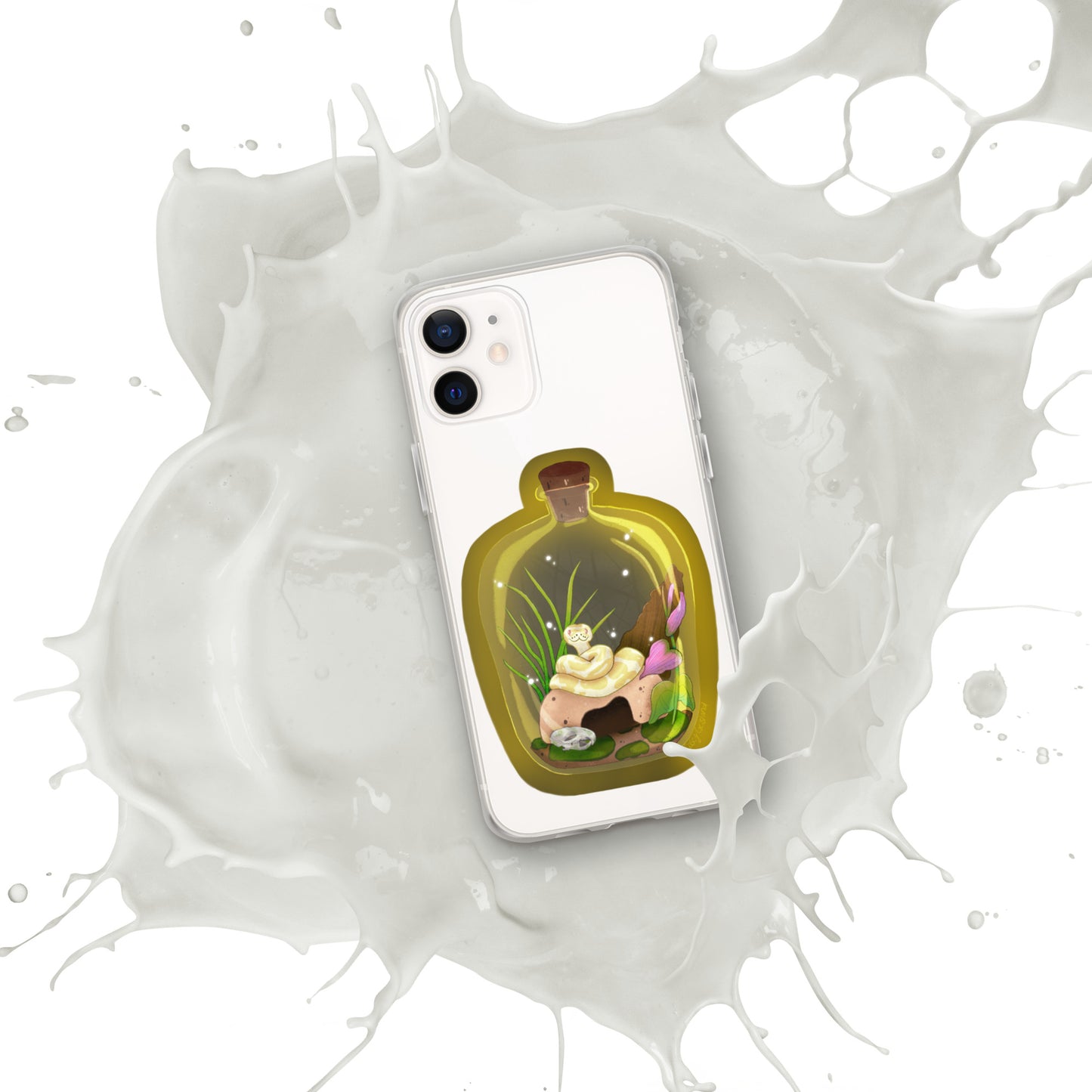 Ball Python in Jar Clear Case for iPhone®