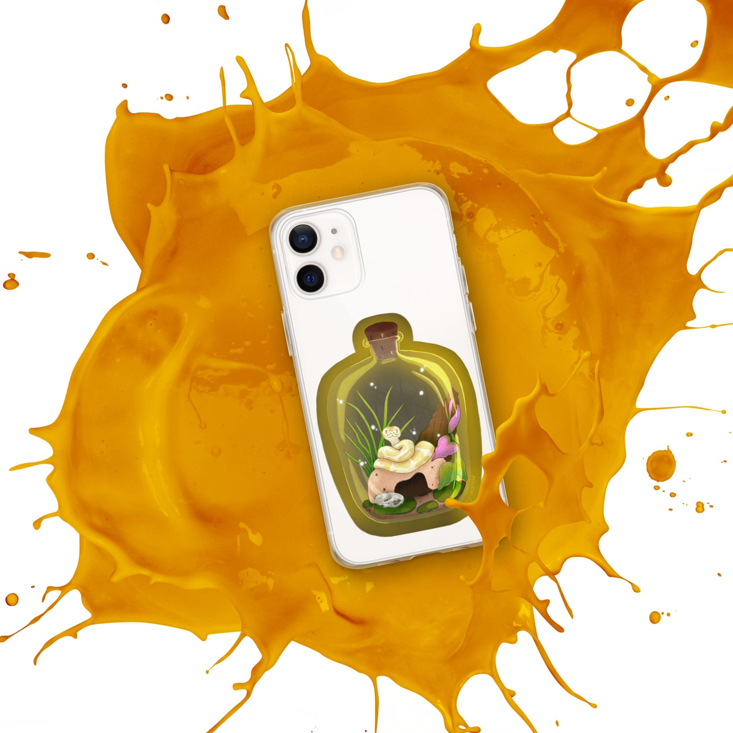 Ball Python in Jar Clear Case for iPhone®