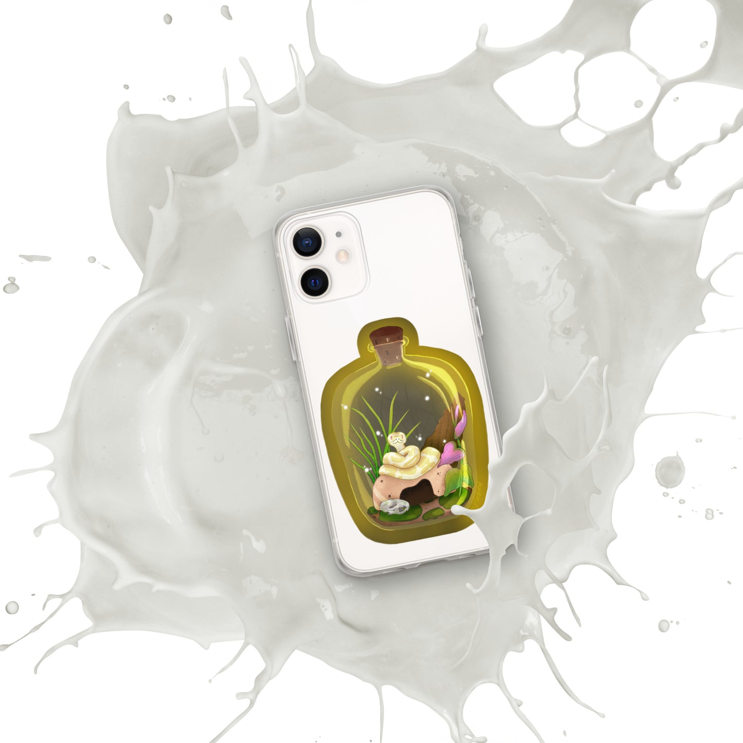 Ball Python in Jar Clear Case for iPhone®