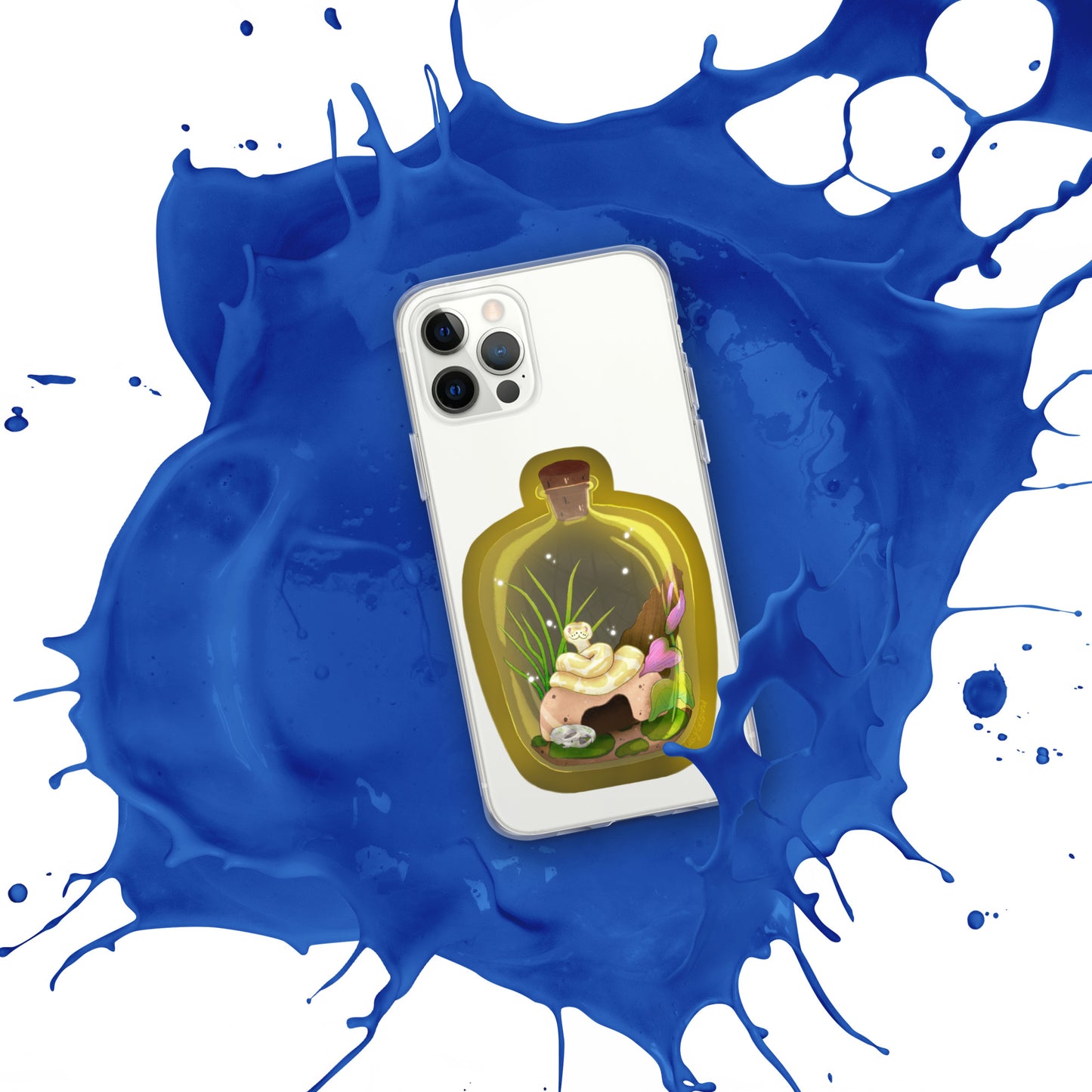 Ball Python in Jar Clear Case for iPhone®