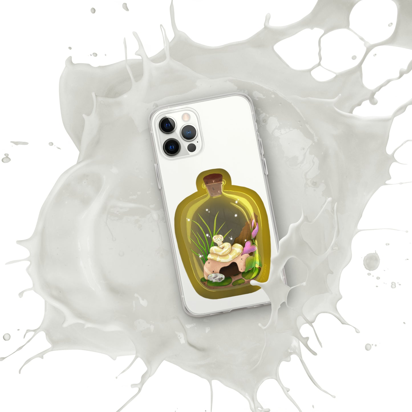 Ball Python in Jar Clear Case for iPhone®