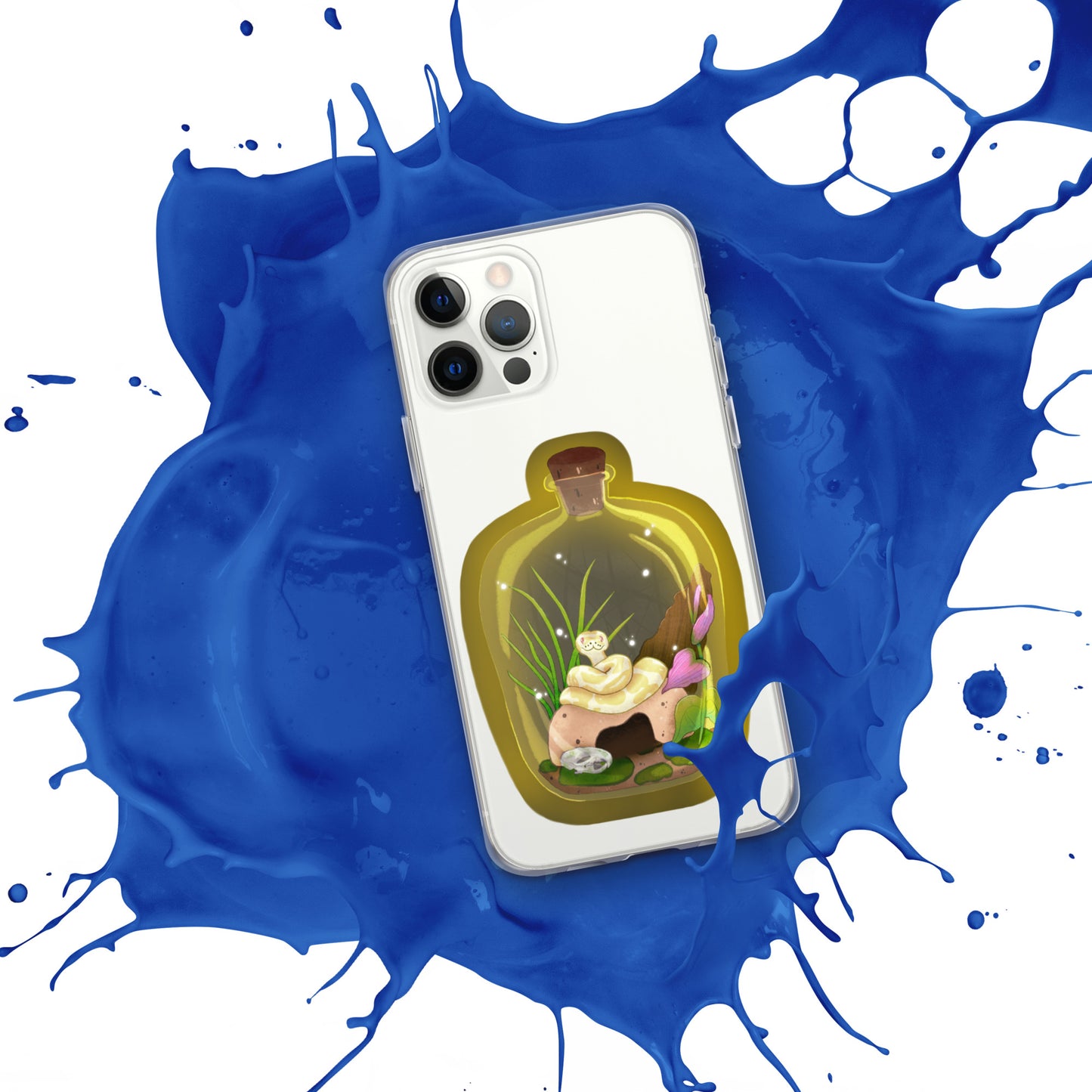 Ball Python in Jar Clear Case for iPhone®