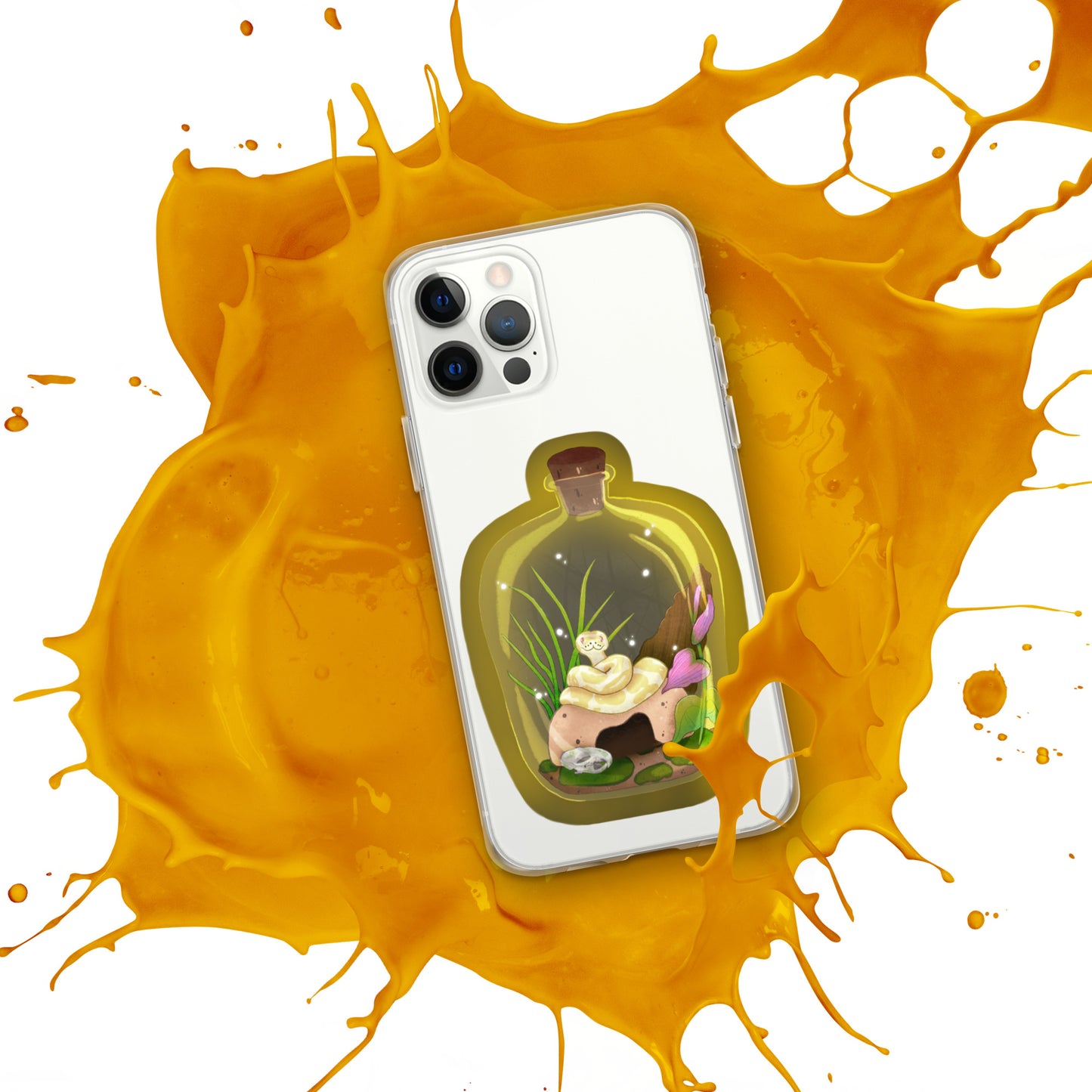 Ball Python in Jar Clear Case for iPhone®