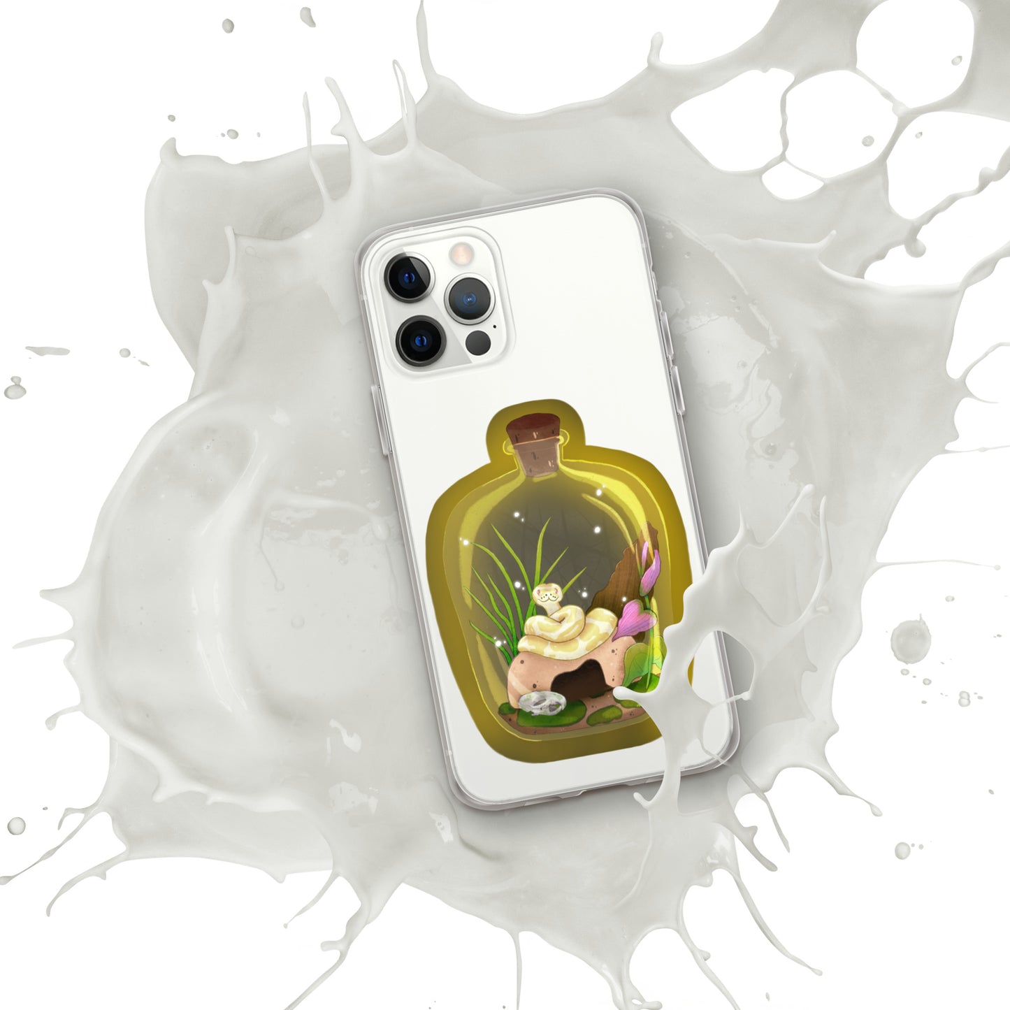 Ball Python in Jar Clear Case for iPhone®
