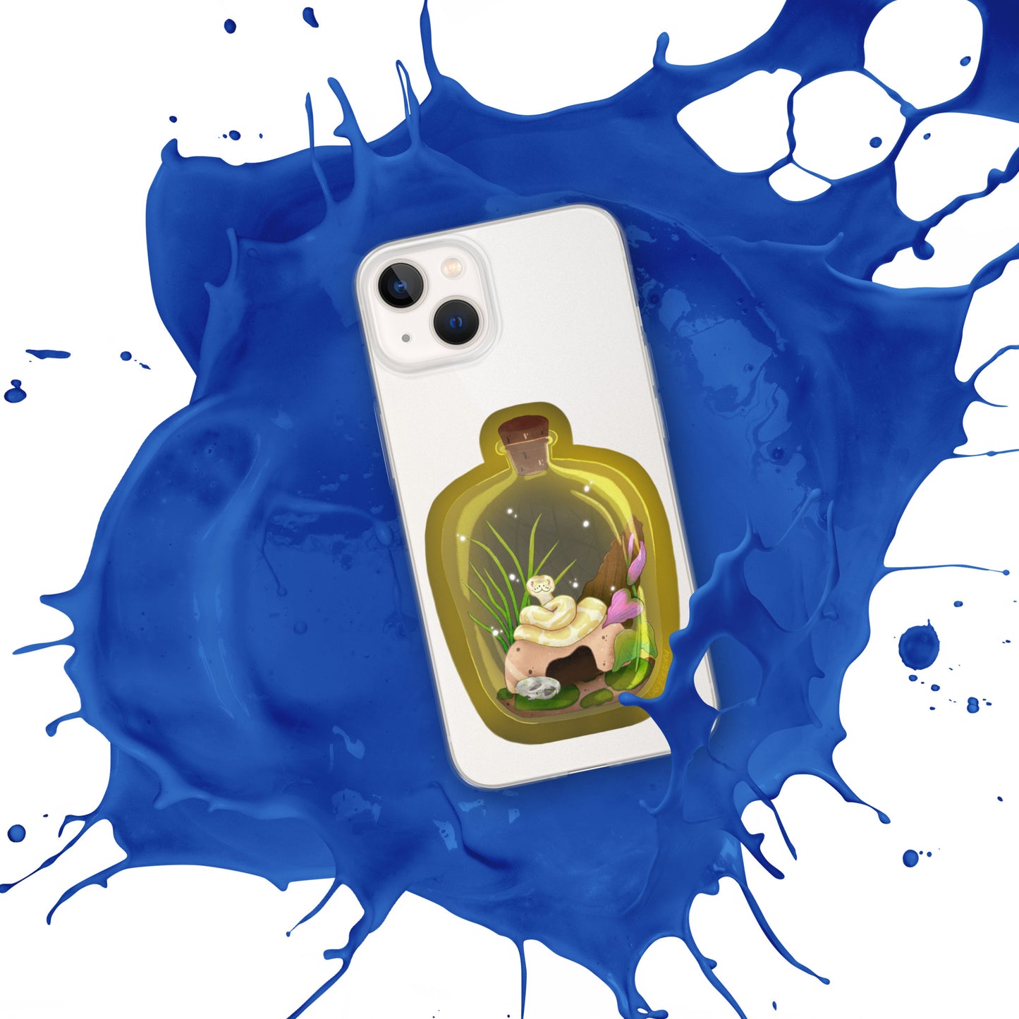 Ball Python in Jar Clear Case for iPhone®