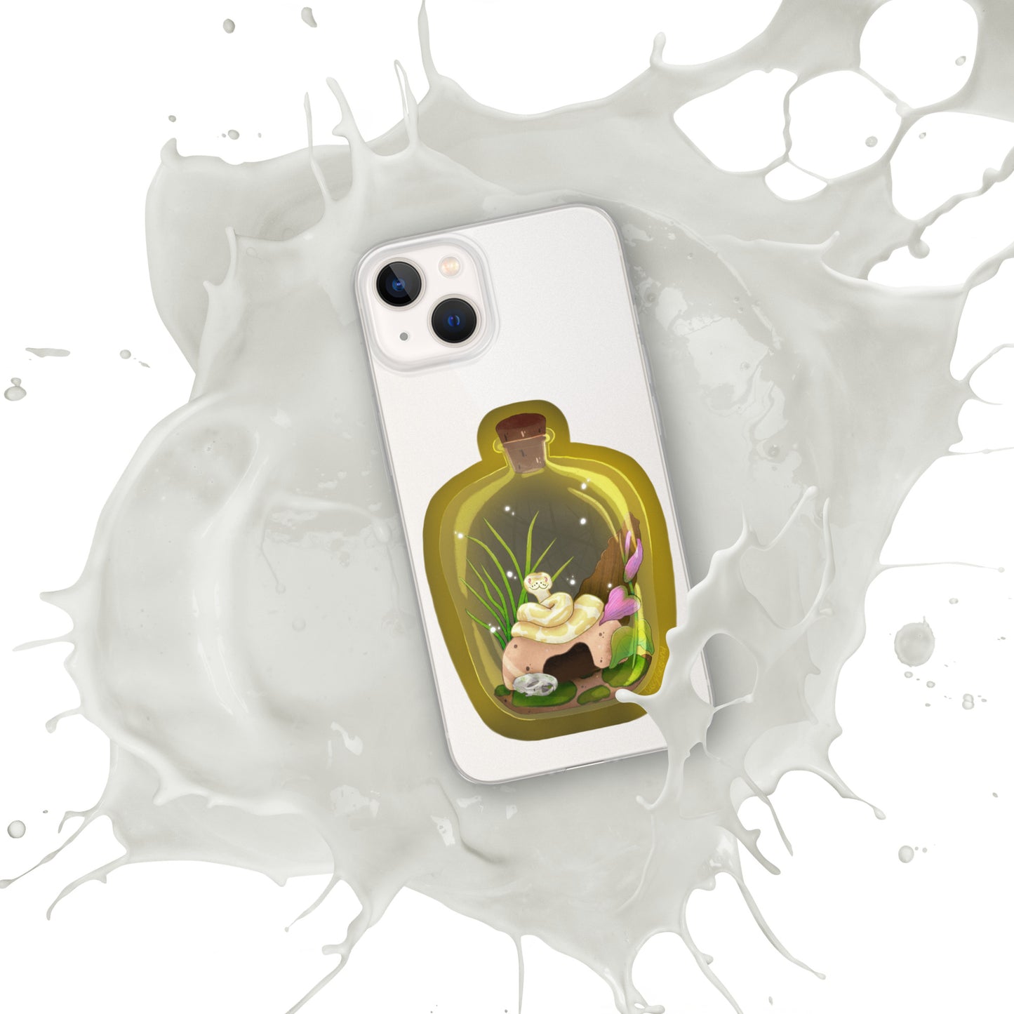 Ball Python in Jar Clear Case for iPhone®
