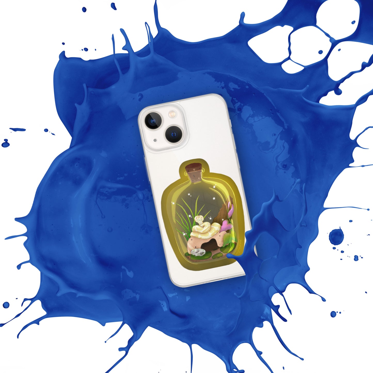 Ball Python in Jar Clear Case for iPhone®