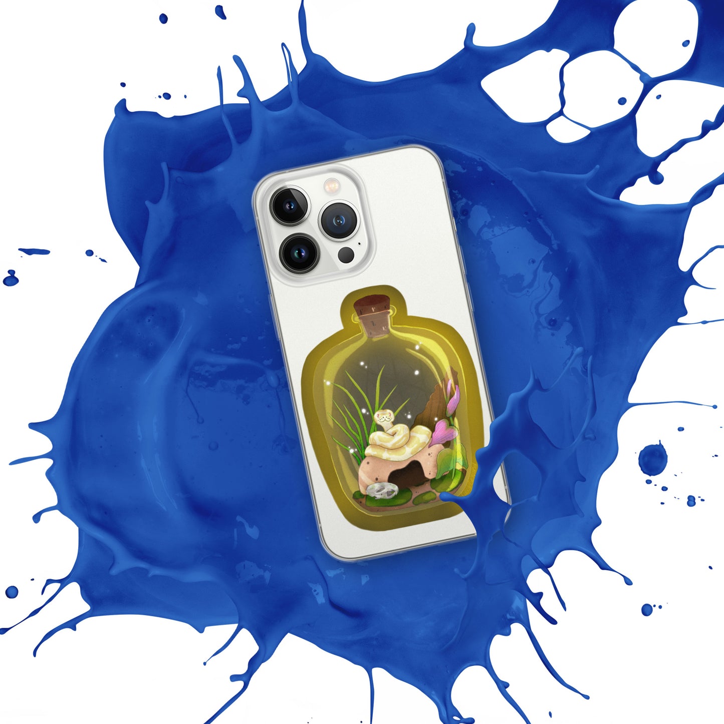 Ball Python in Jar Clear Case for iPhone®