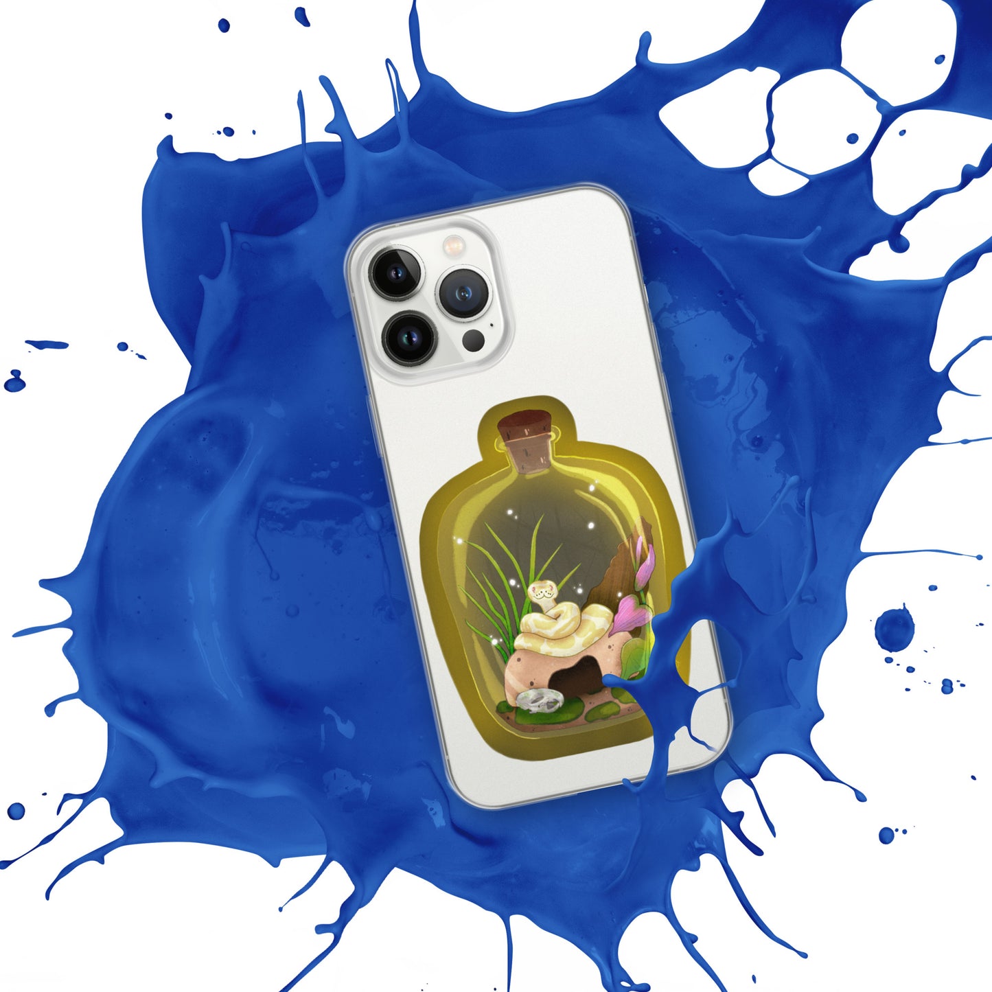 Ball Python in Jar Clear Case for iPhone®