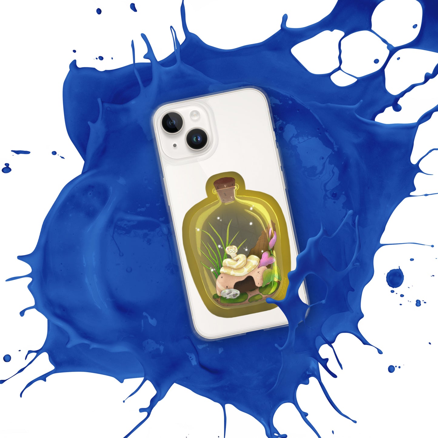Ball Python in Jar Clear Case for iPhone®