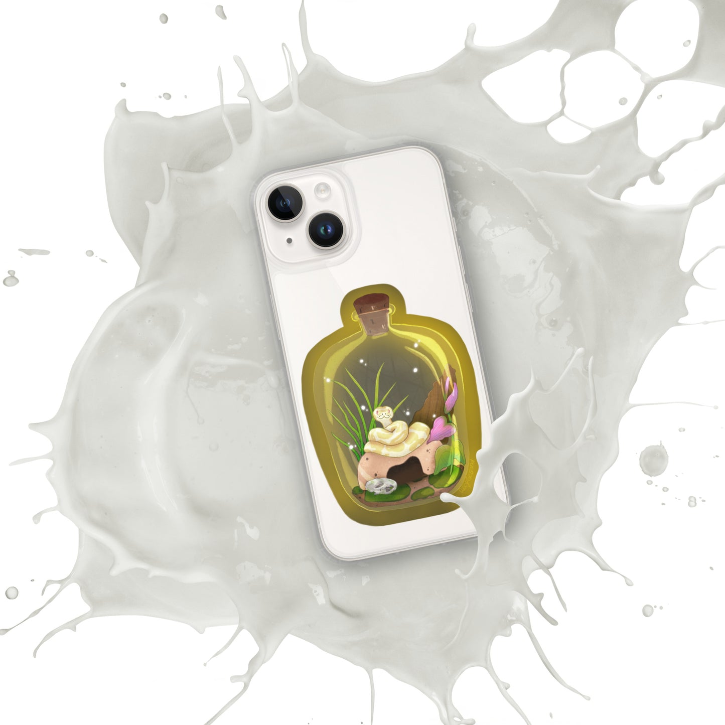 Ball Python in Jar Clear Case for iPhone®