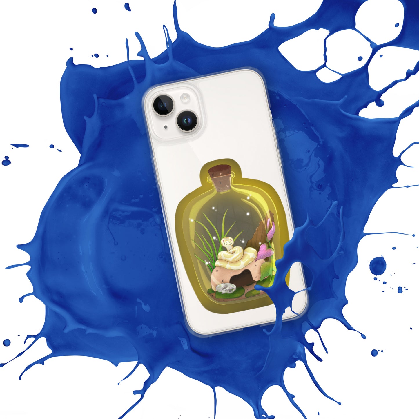 Ball Python in Jar Clear Case for iPhone®