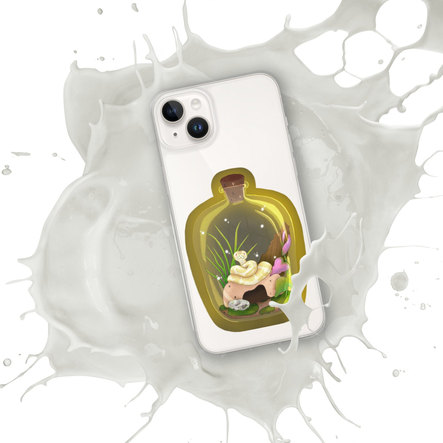 Ball Python in Jar Clear Case for iPhone®