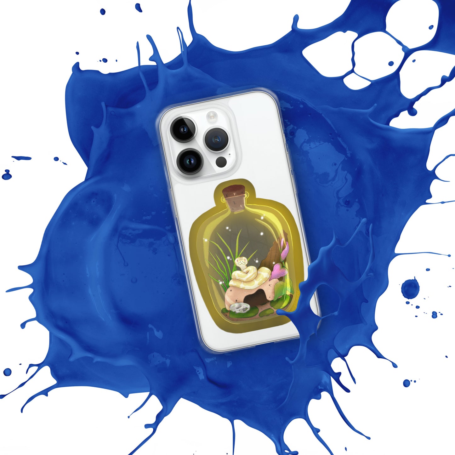 Ball Python in Jar Clear Case for iPhone®
