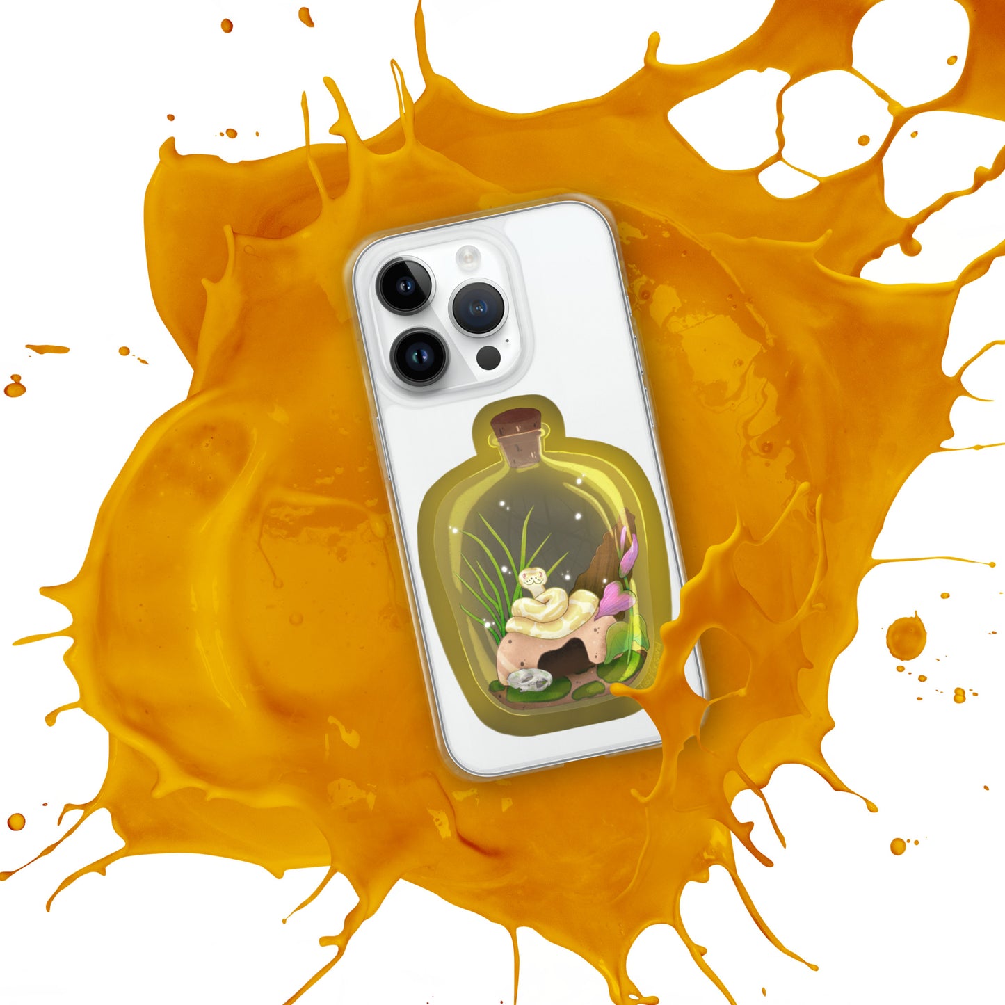 Ball Python in Jar Clear Case for iPhone®