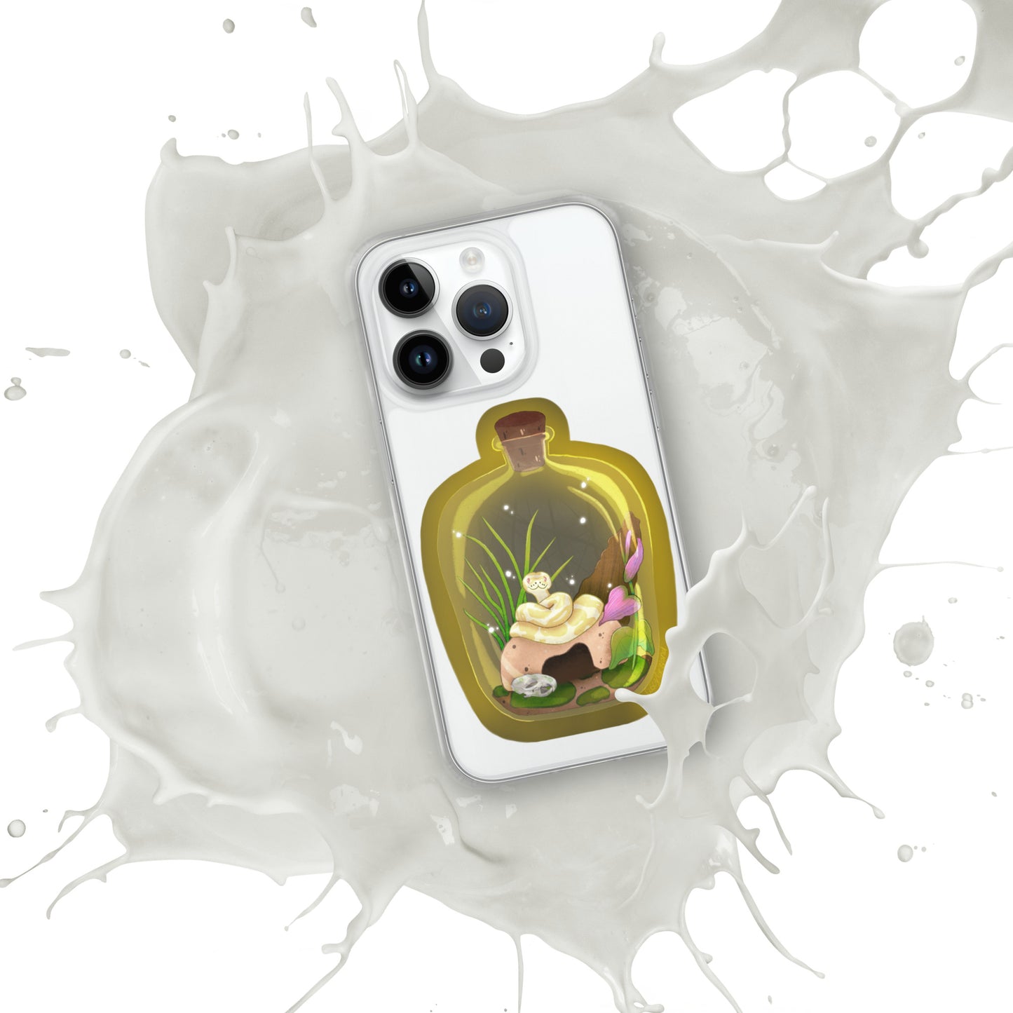 Ball Python in Jar Clear Case for iPhone®