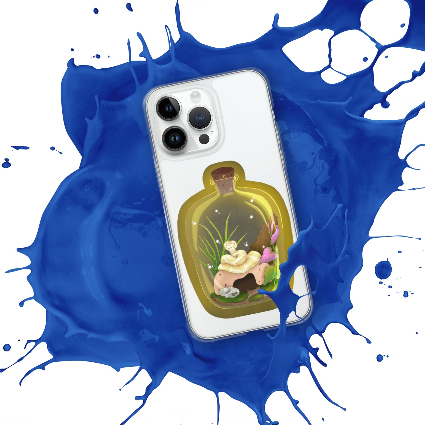 Ball Python in Jar Clear Case for iPhone®