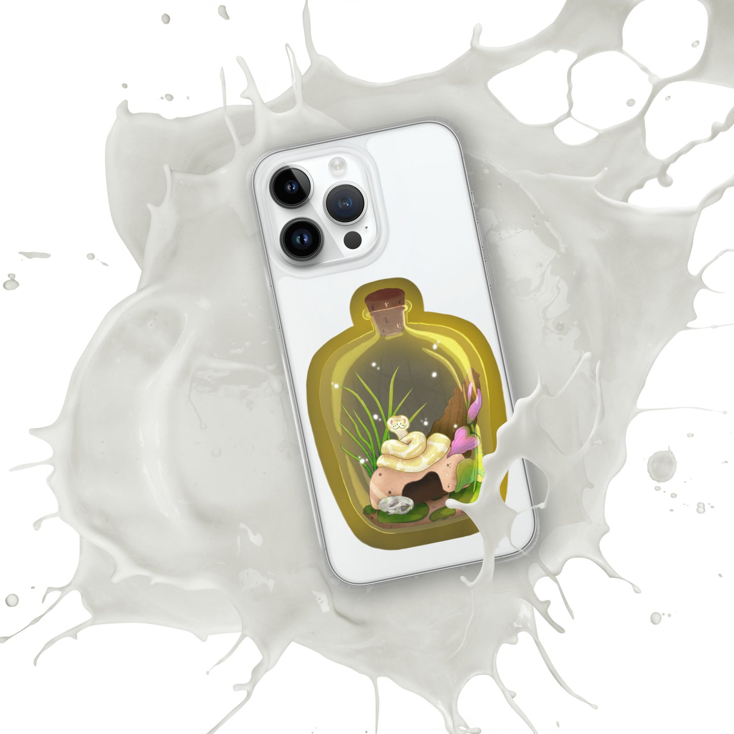 Ball Python in Jar Clear Case for iPhone®