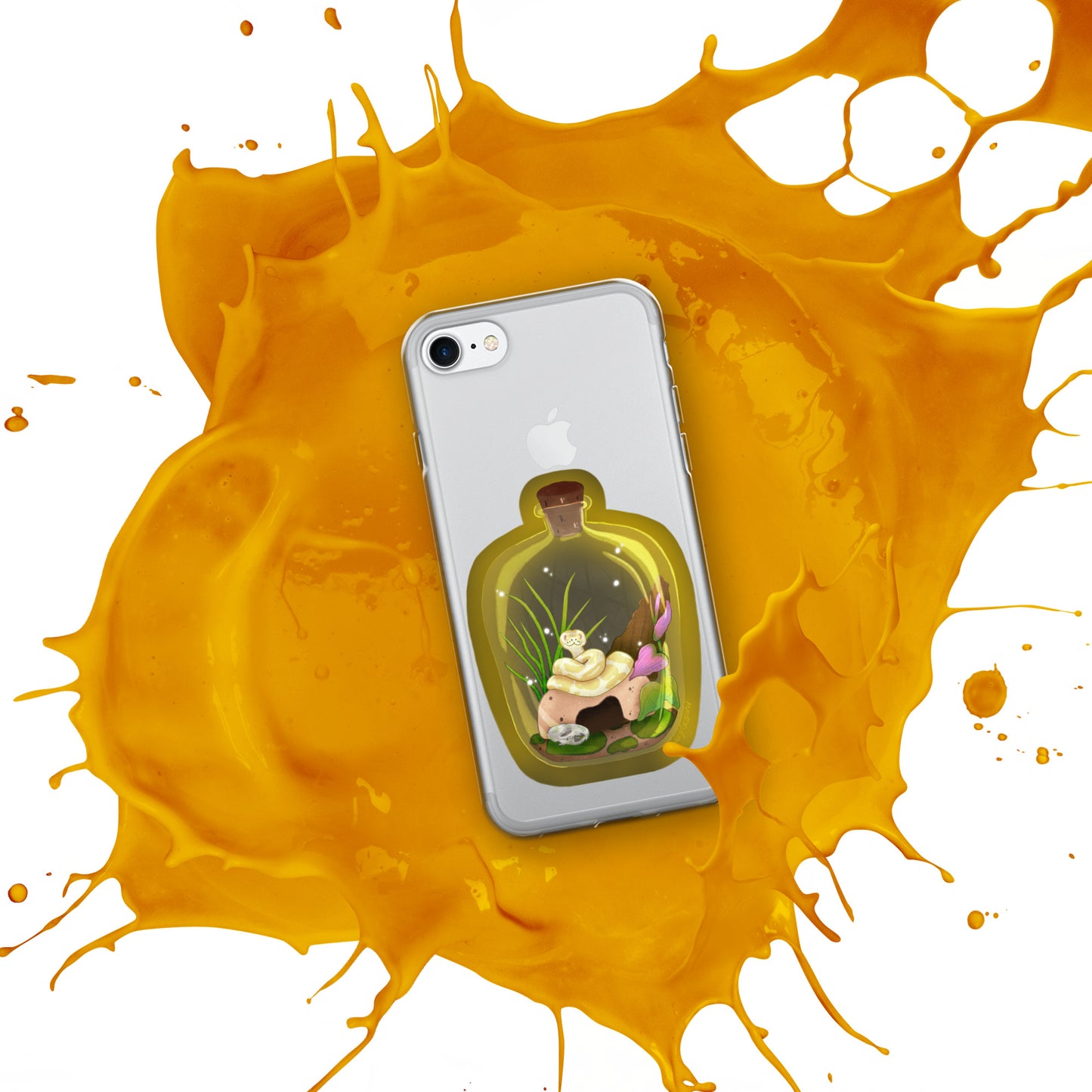 Ball Python in Jar Clear Case for iPhone®