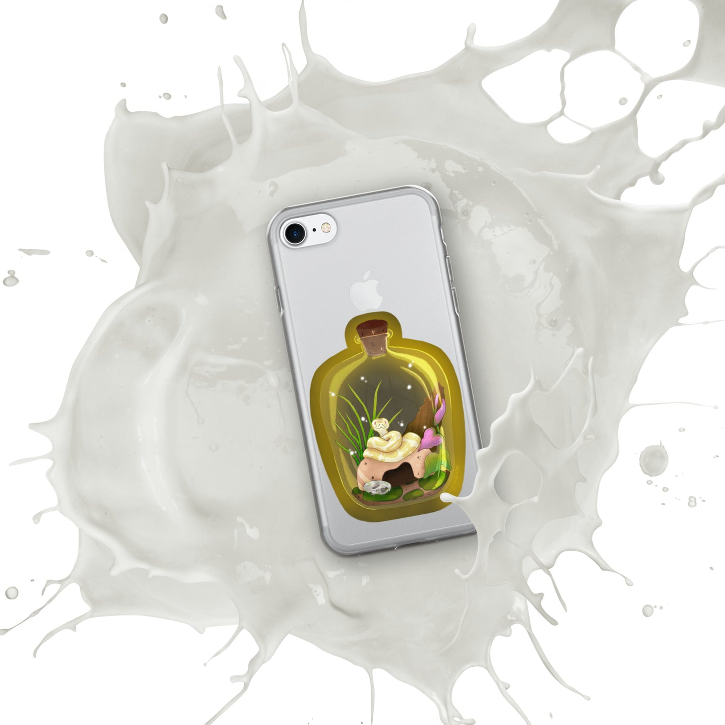 Ball Python in Jar Clear Case for iPhone®