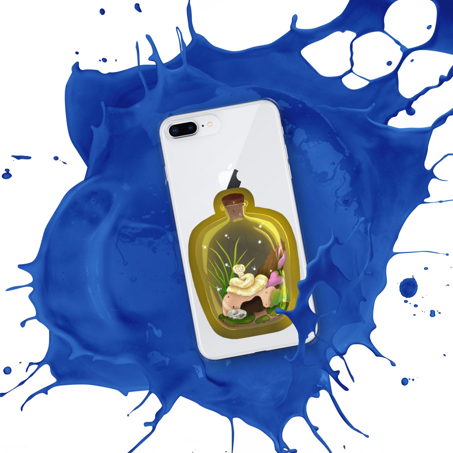 Ball Python in Jar Clear Case for iPhone®