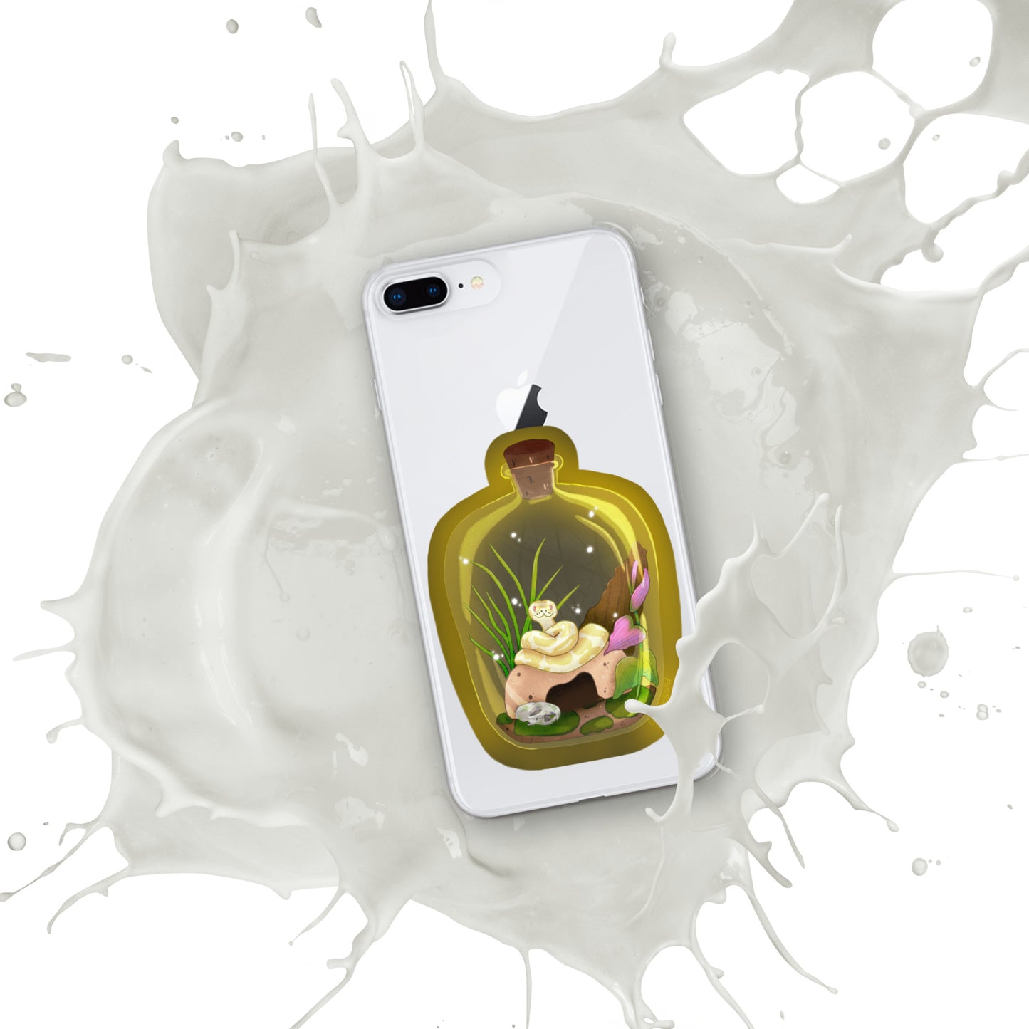 Ball Python in Jar Clear Case for iPhone®