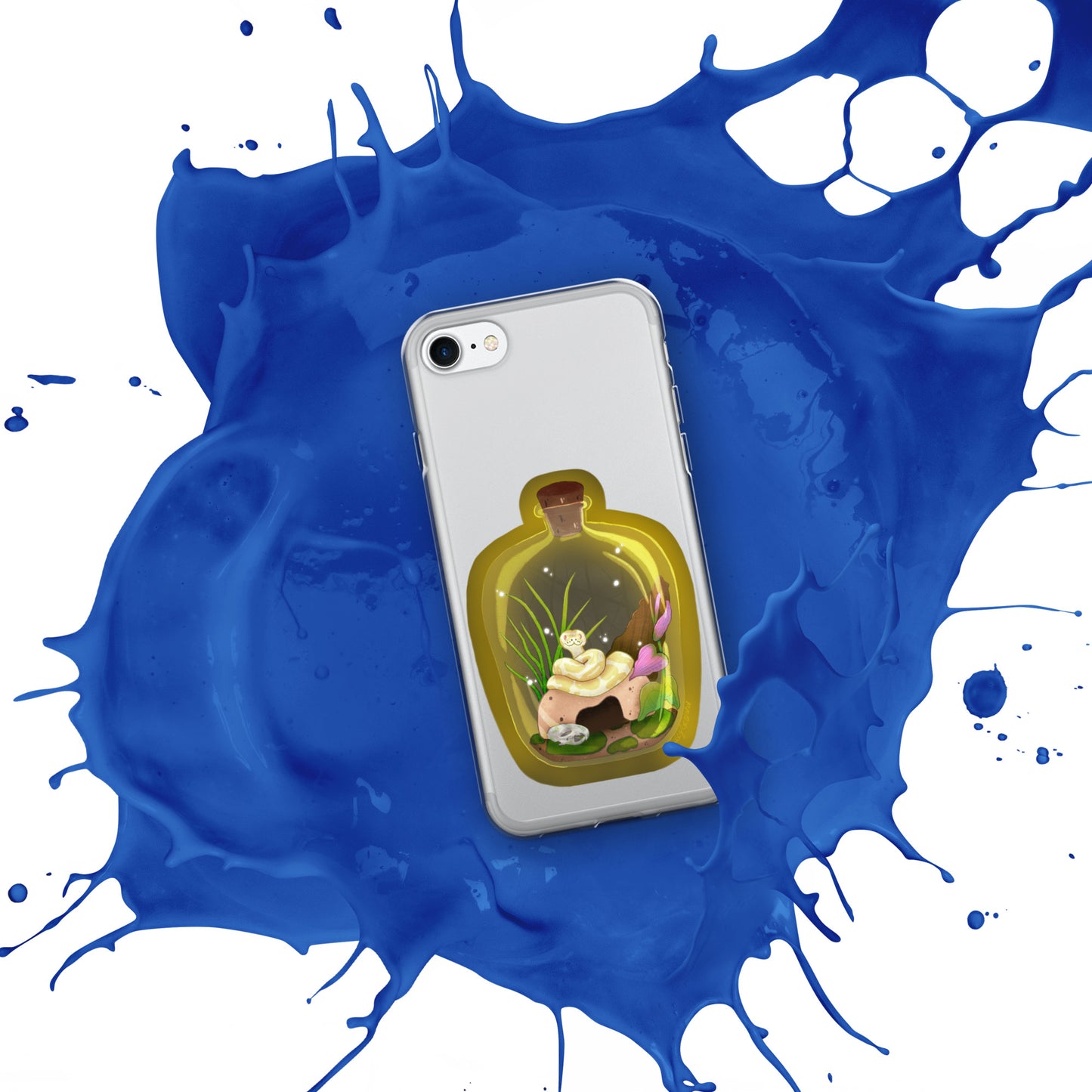 Ball Python in Jar Clear Case for iPhone®