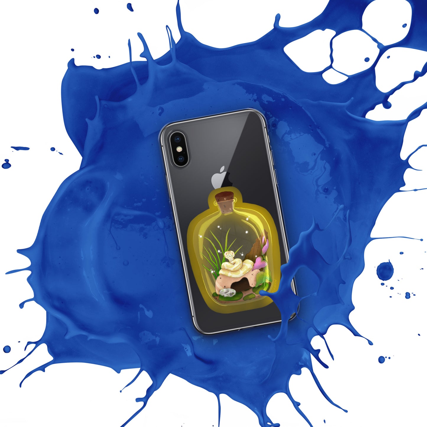 Ball Python in Jar Clear Case for iPhone®
