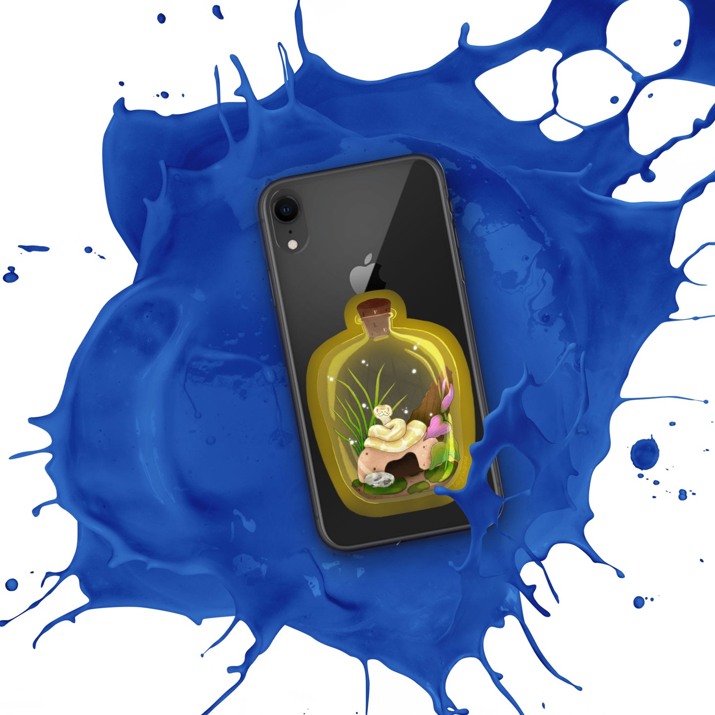 Ball Python in Jar Clear Case for iPhone®